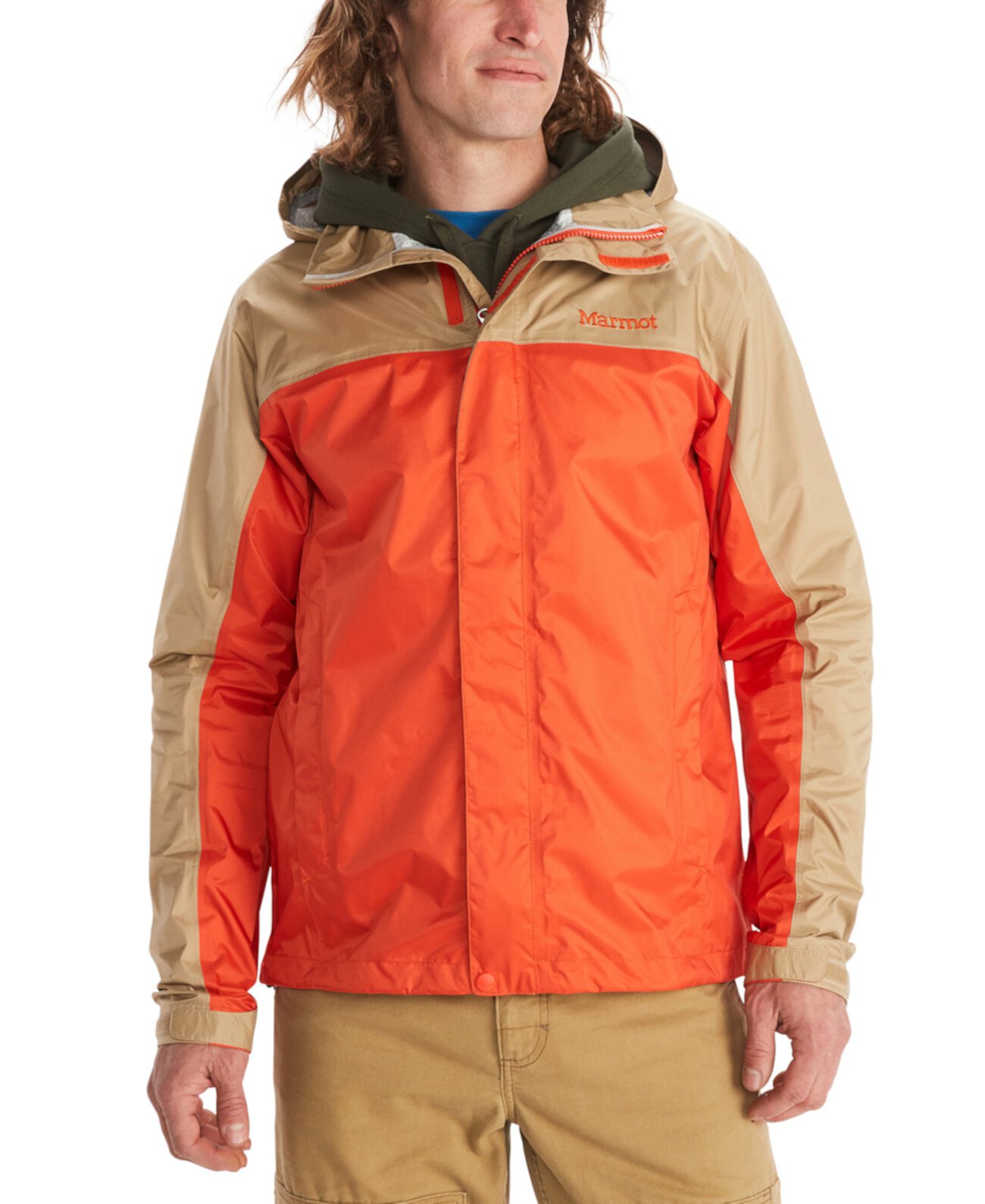 Мужская куртка PreCip Eco Rain с цветными блоками Marmot