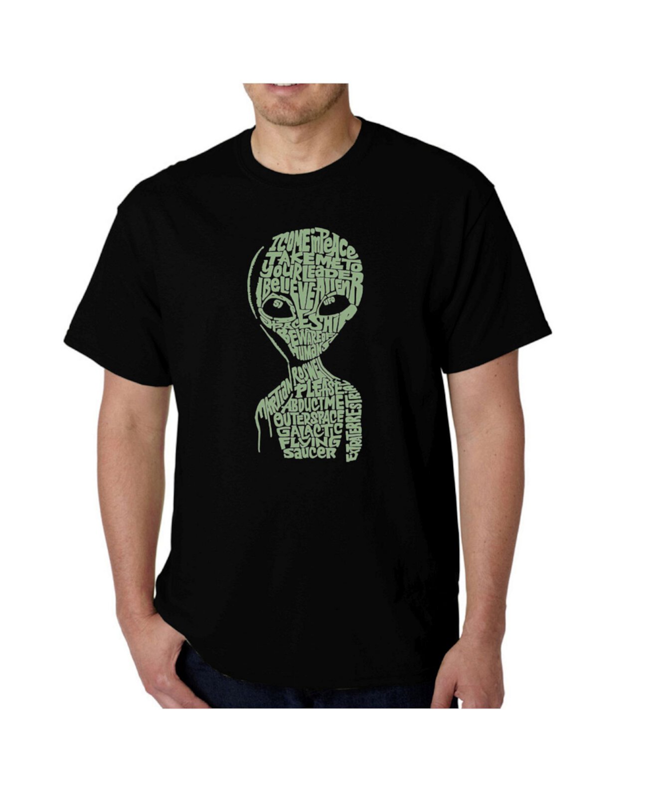 Мужская хлопковая футболка LA Pop Art Area 51 LA Pop Art