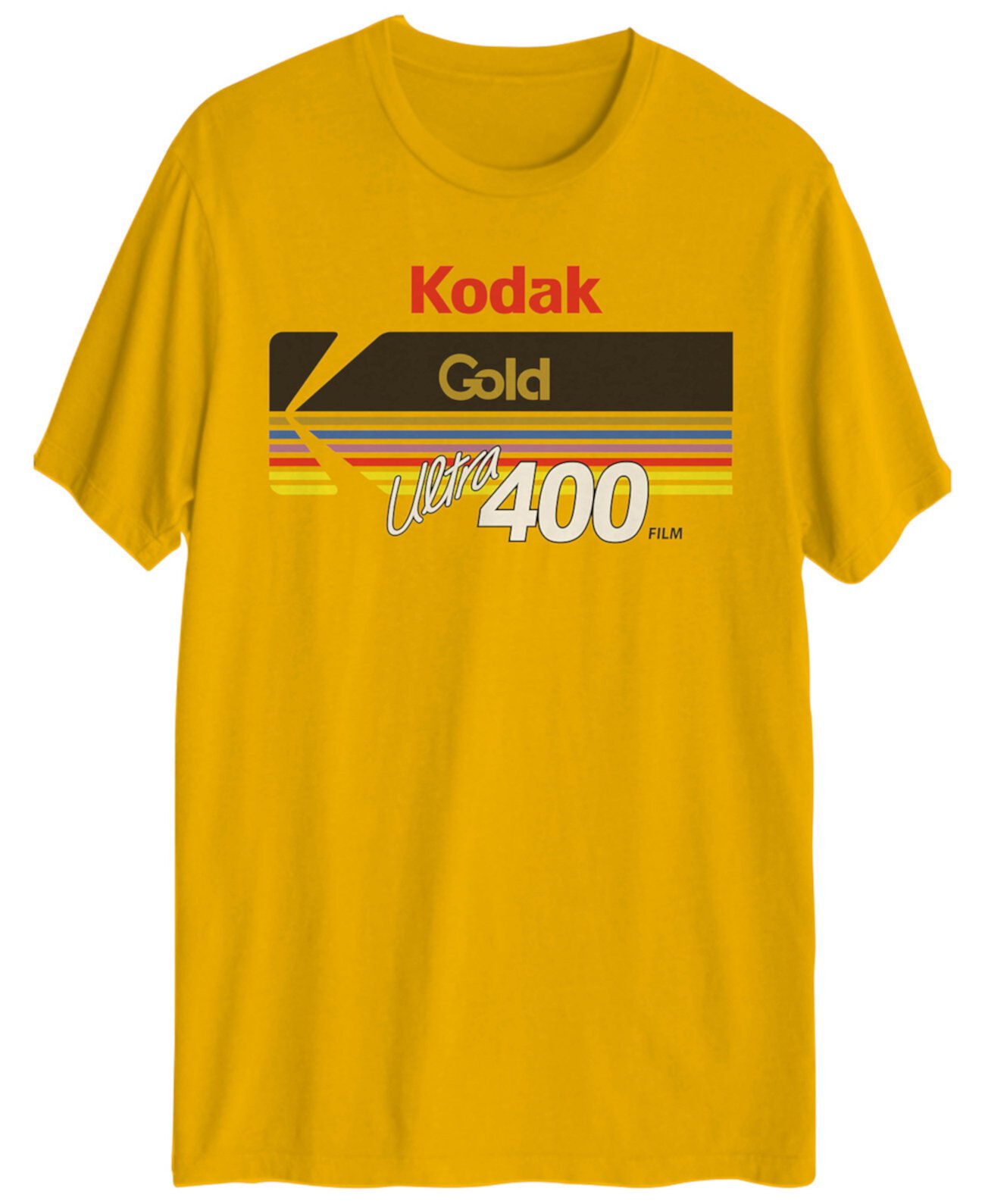 Мужская хлопковая футболка с рисунком Hybrid Kodak Gold Ultra 400 Hybrid