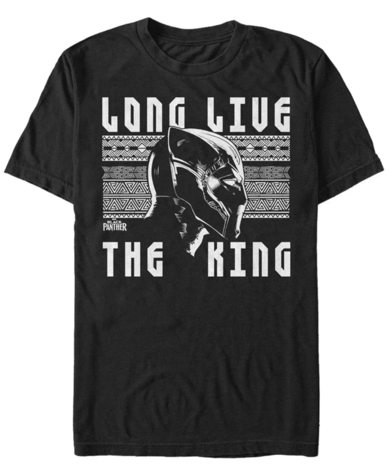 Мужская черная пантера Long Live The King Профиль футболка с коротким рукавом Marvel