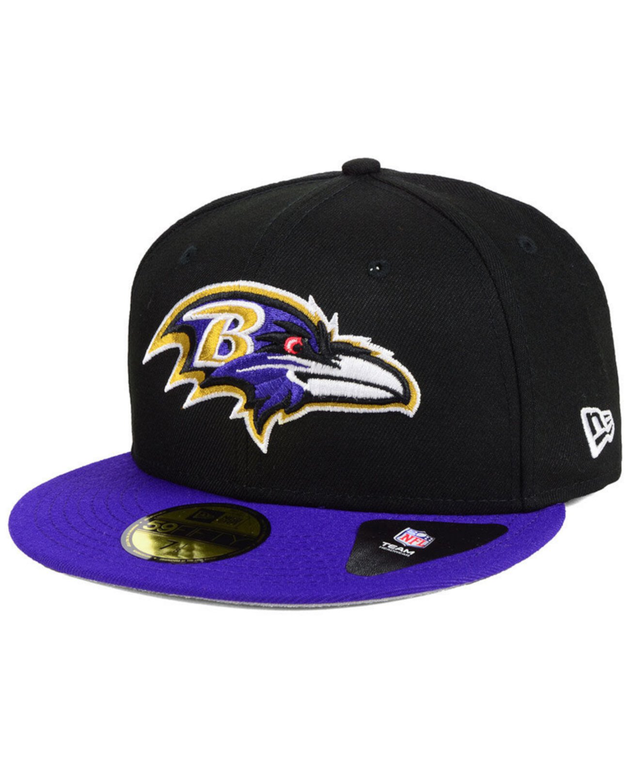 Baltimore Ravens Team Basic 59FIFTY Установленная кепка New Era