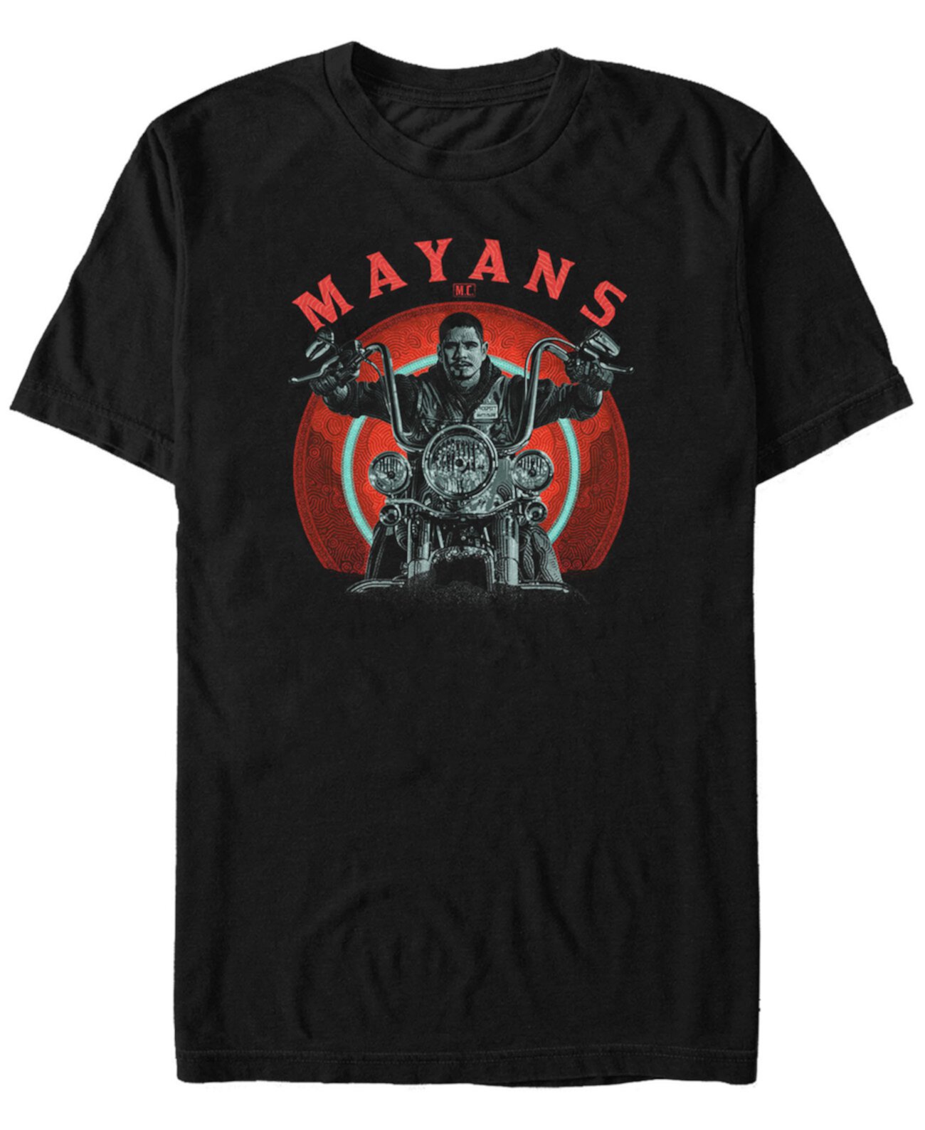 Мужская футболка M.C Geometric Ez Biker с коротким рукавом Mayans