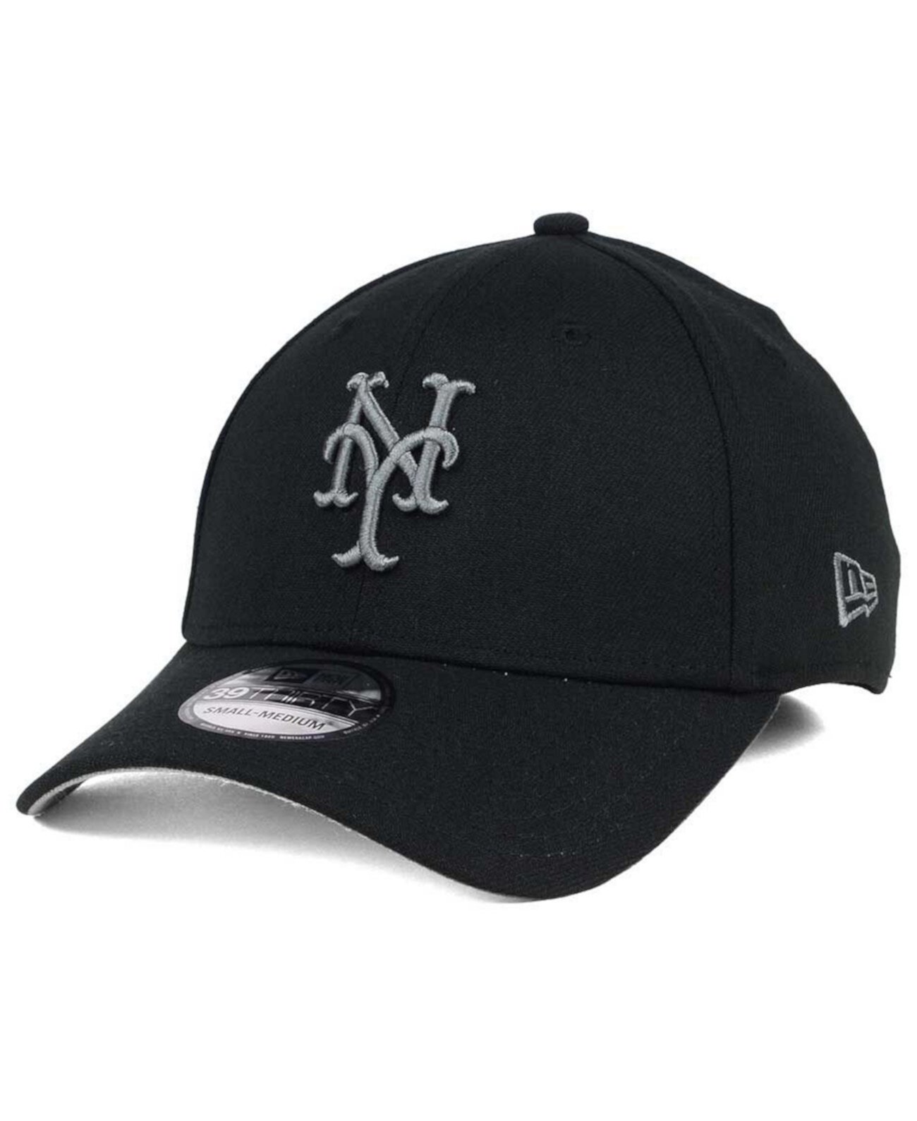 New York Mets Классическая черная и угольная 39-тая кепка New Era