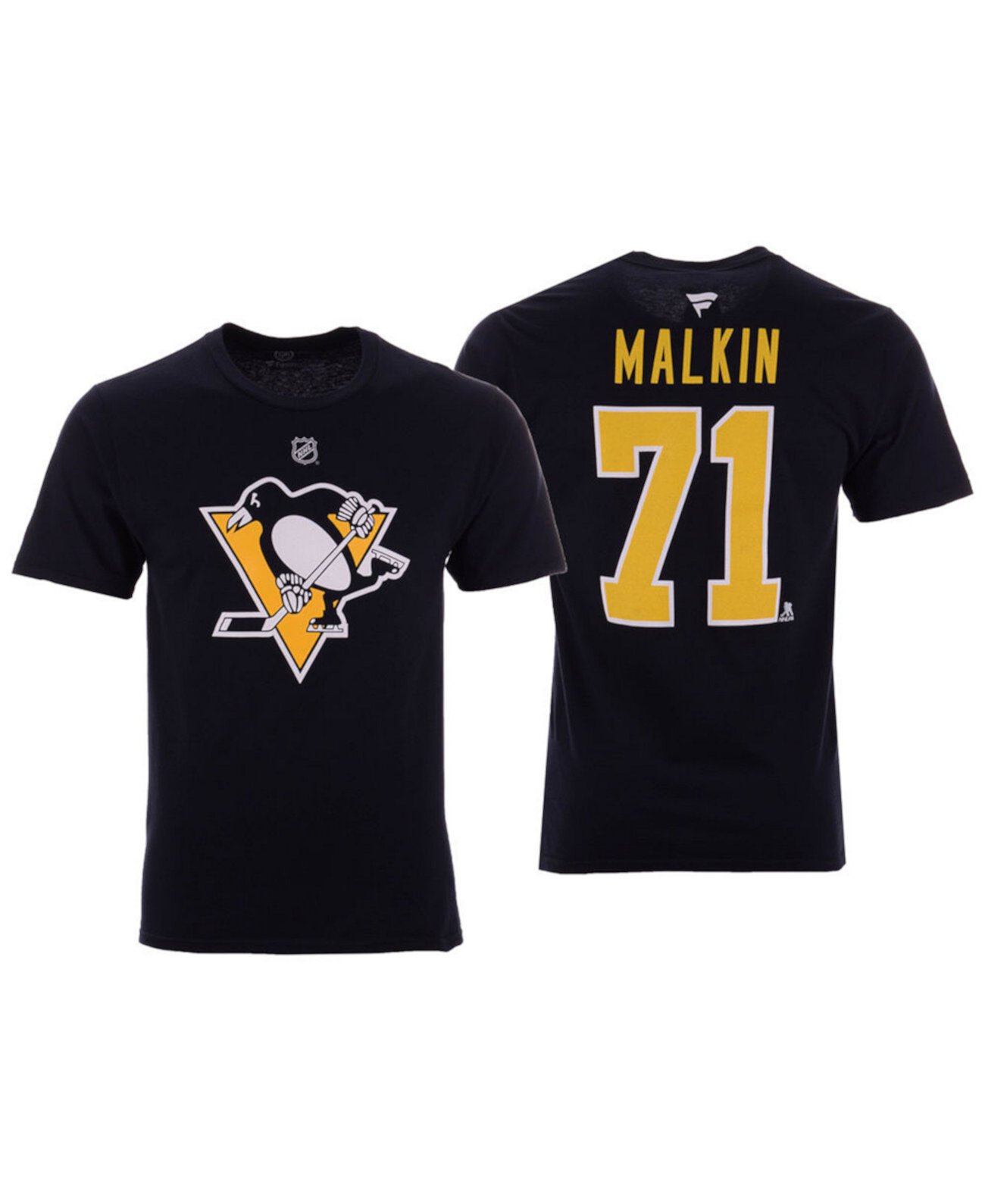 Мужская футболка Evgeni Malkin Pittsburgh Penguins с подлинным именем и номером Majestic