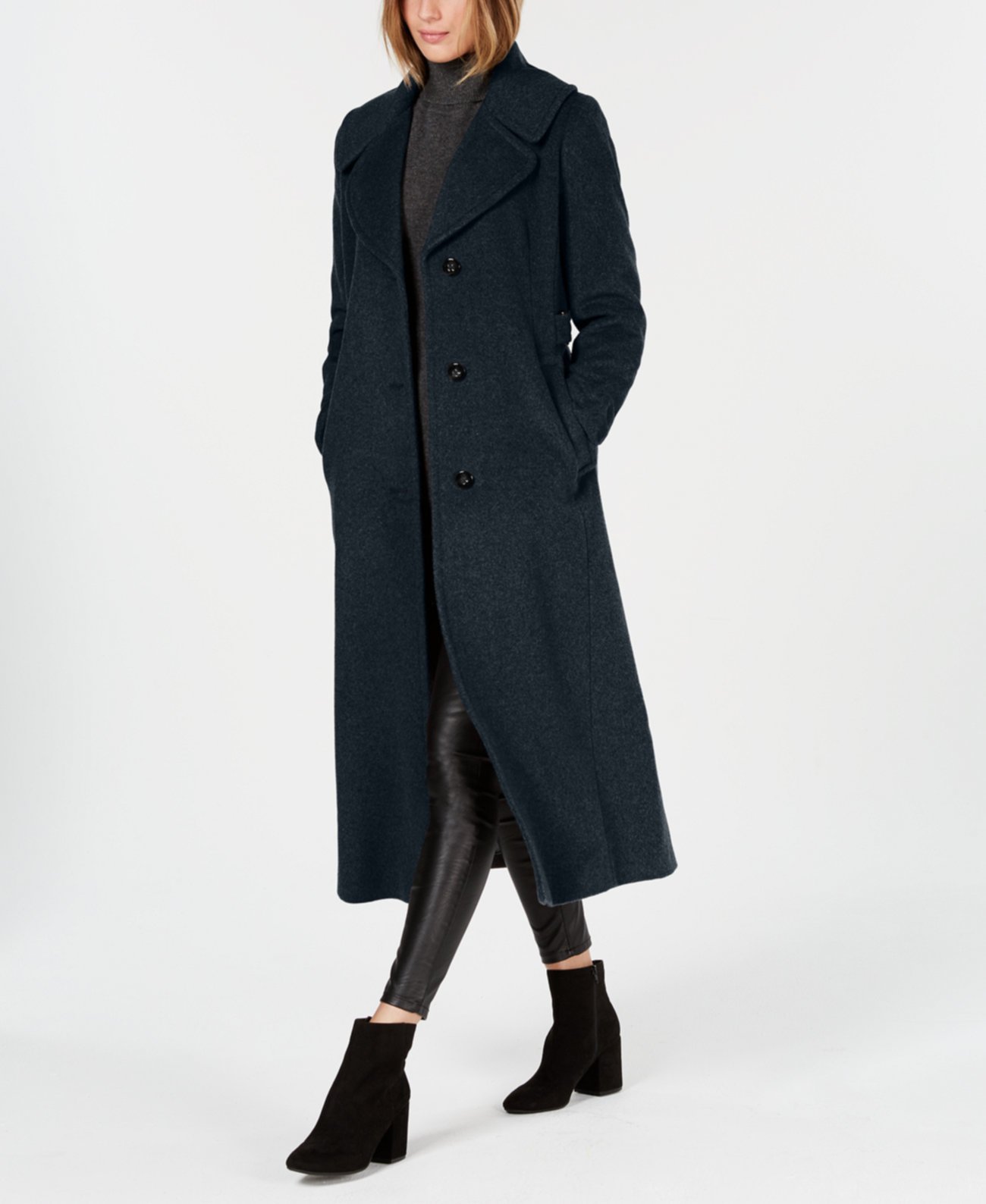 Пальто макси с воротником Calvin Klein