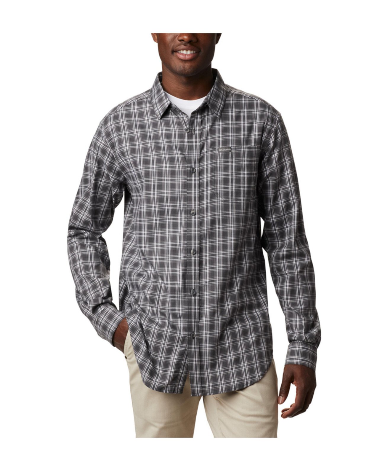 Мужская рубашка в клетку современного классического кроя Big & Tall Vapor Ridge ™ III Columbia