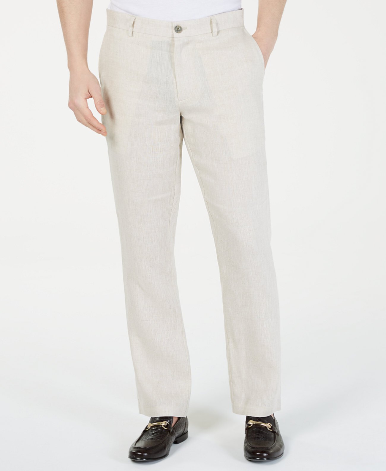 Мужские брюки из 100% льна, созданные для Macy's Tasso Elba