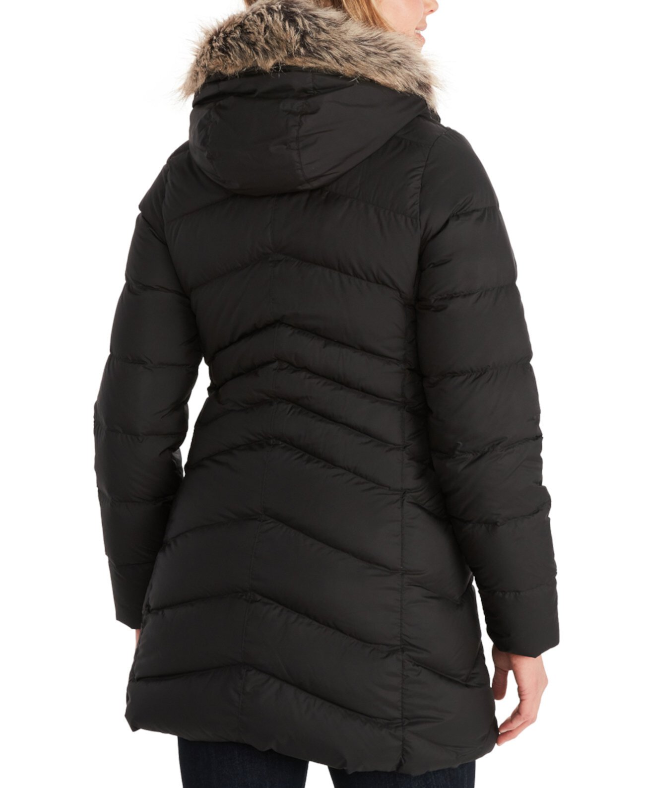 Монреальское пальто с капюшоном из искусственного меха для женщин Marmot