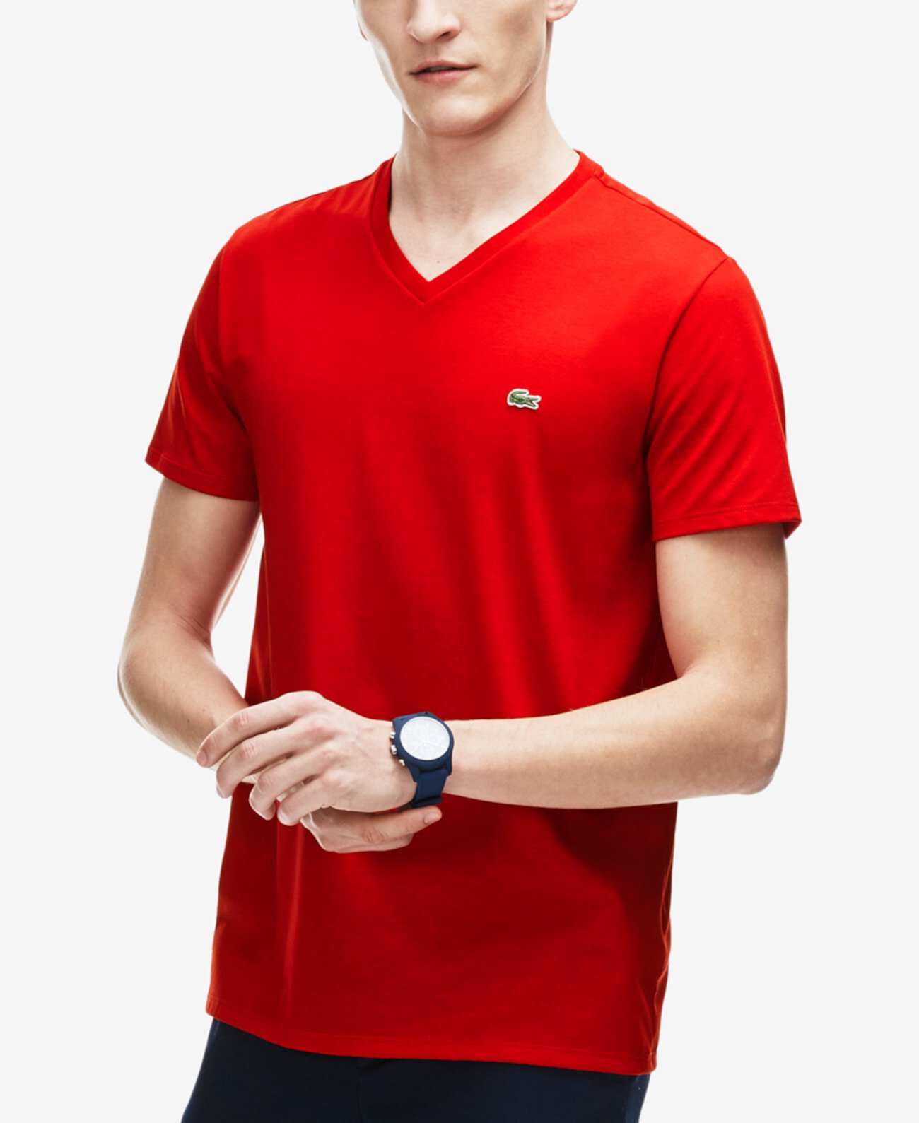 Мужская Футболка Lacoste Classic V-Neck Lacoste