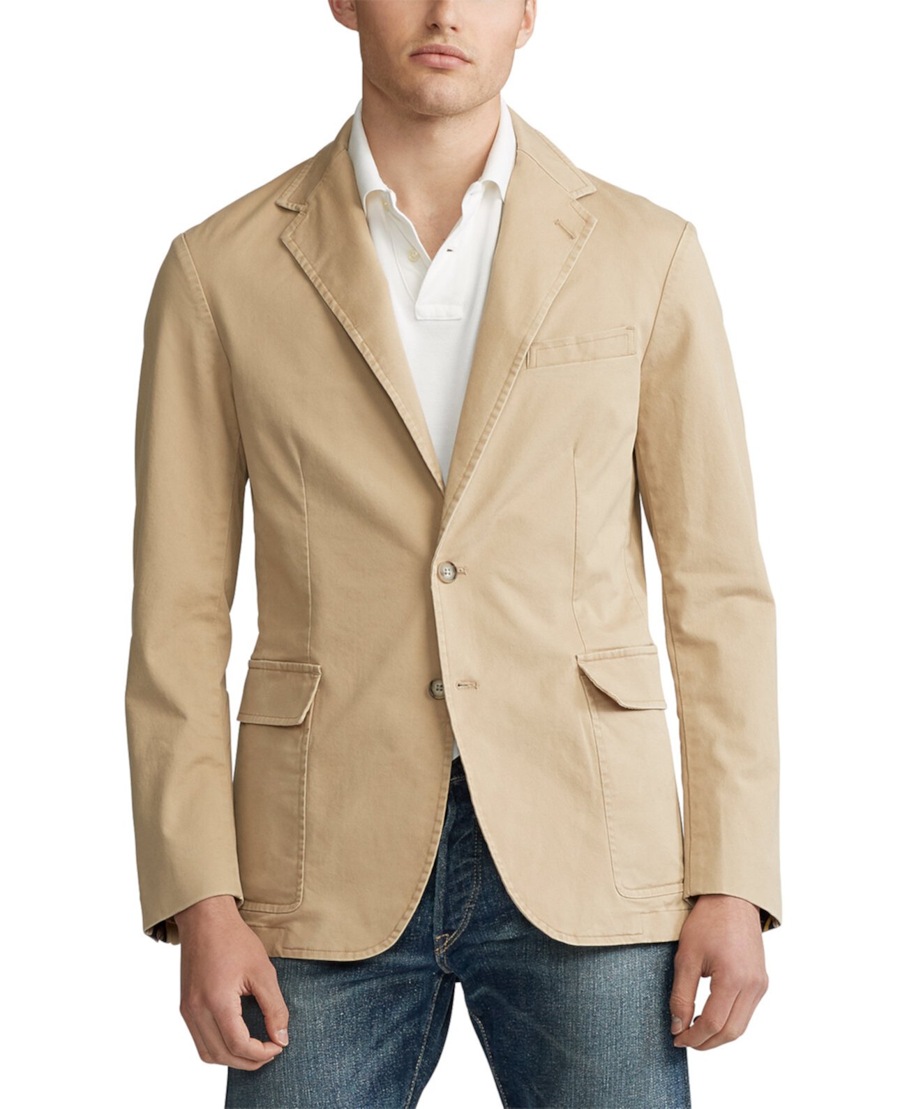 Мужское спортивное пальто из стрейч-чинос Ralph Lauren