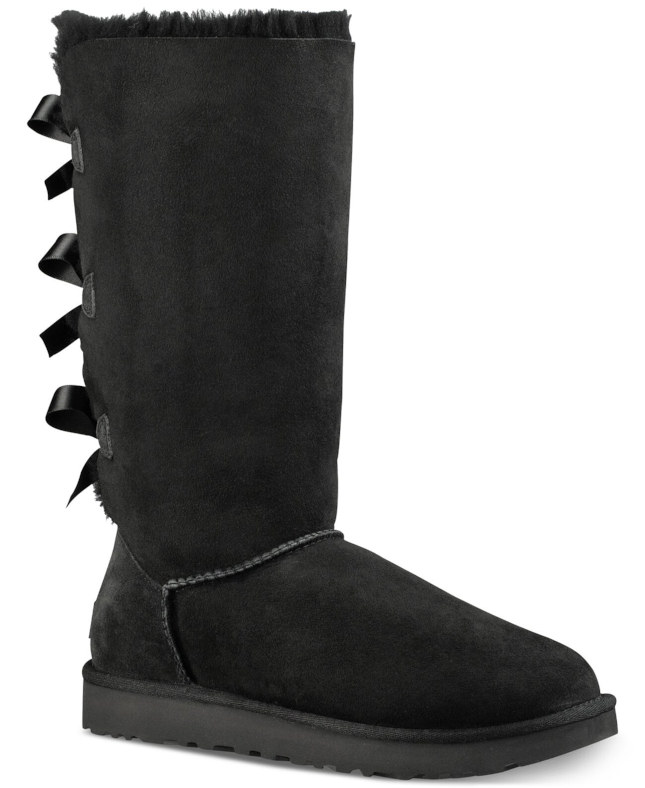 Высокие женские ботинки UGG Bailey Bow Tall II с 3-сантиметровым каблуком и водоотталкивающей пропиткой UGG