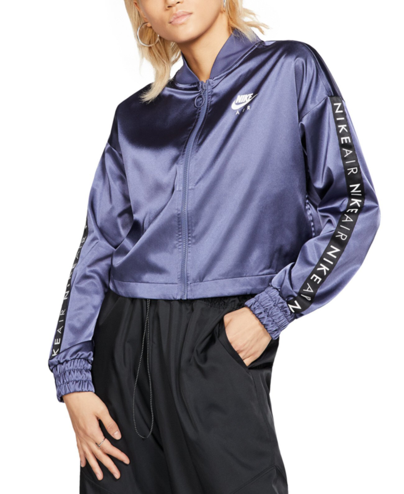 Nike cropped 2024 track jacket