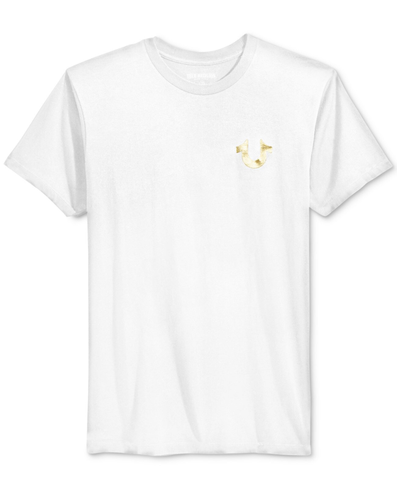 Мужская футболка с принтом и металлическим логотипом True Religion