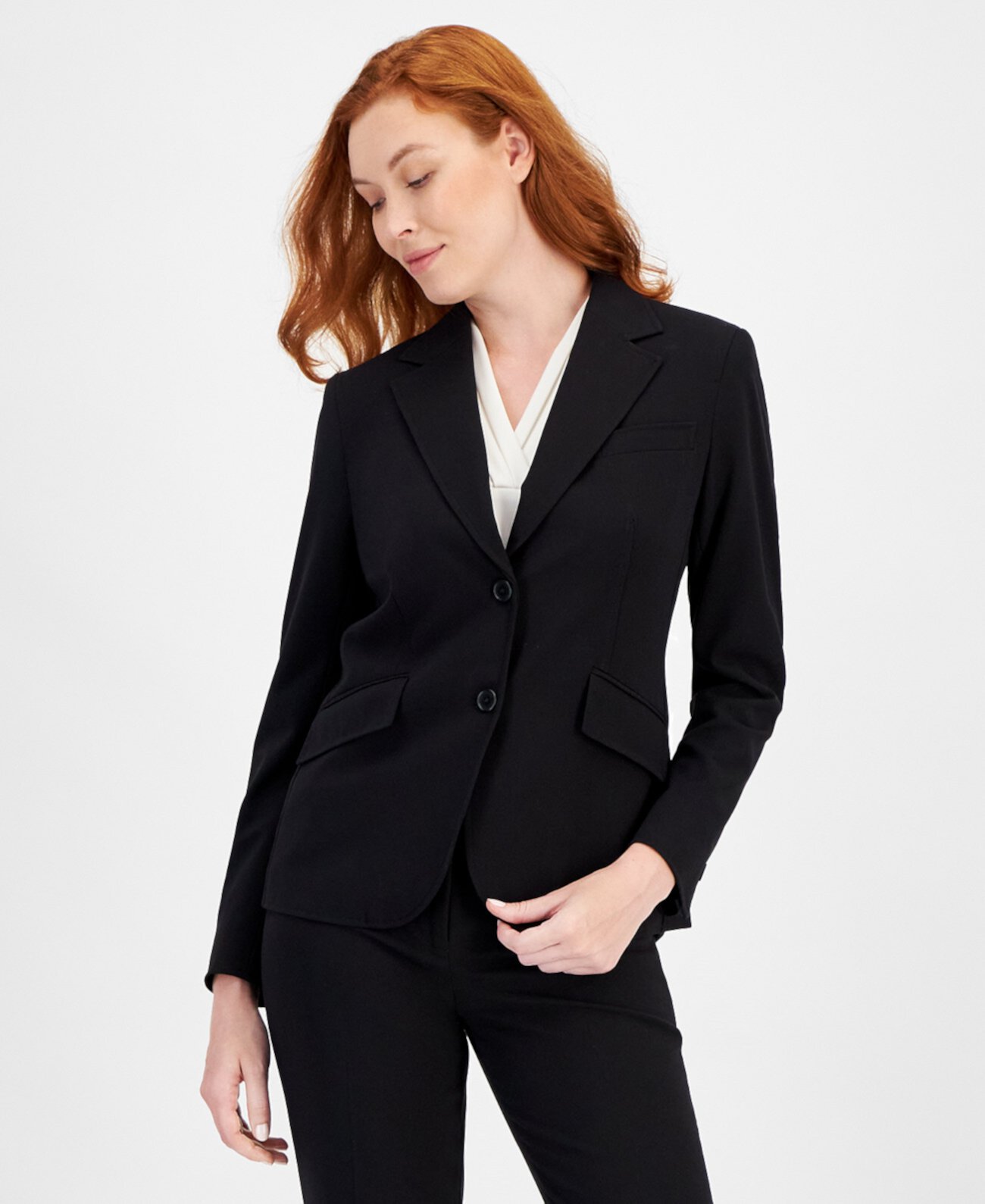 Пиджак Anne Klein Bi-Stretch Two-Button Anne Klein