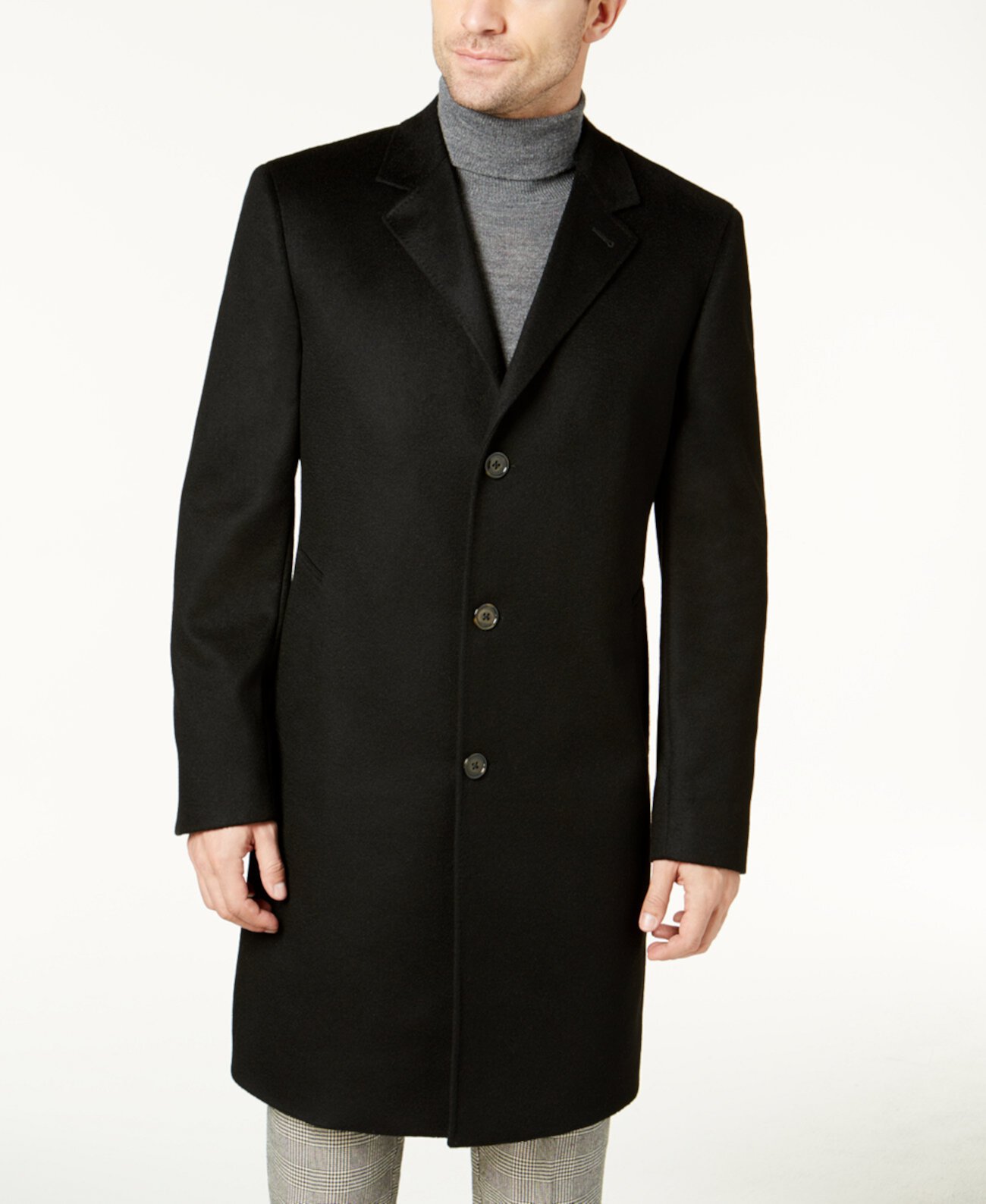 Мужское пальто из кашемира классического кроя Ralph Lauren