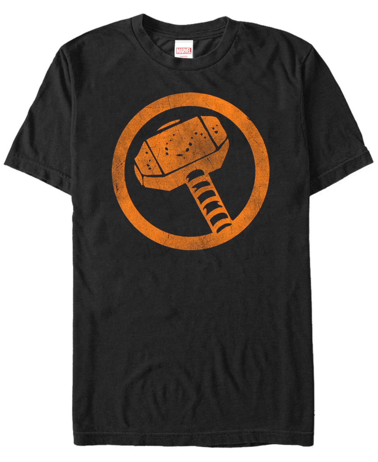 Оранжевая мужская футболка с коротким рукавом с логотипом и логотипом Marvel Thor FIFTH SUN