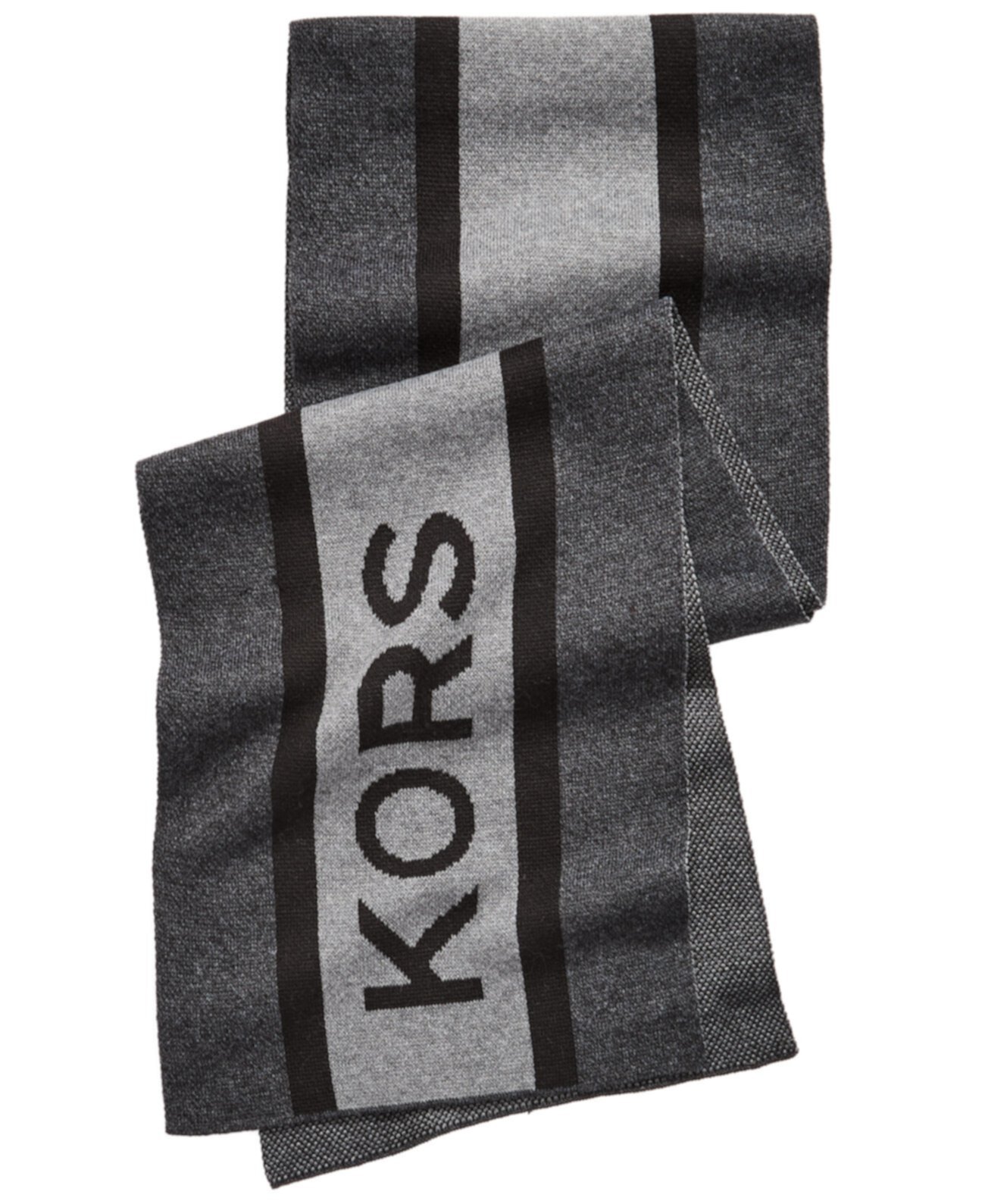 Мужской шарф в полоску с логотипом Michael Kors