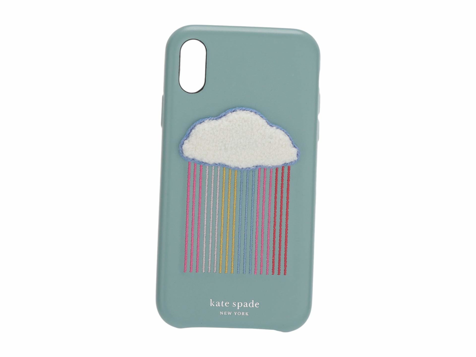 Чехол для телефона с заплатками Rainbow Cloud для iPhone XR Kate Spade New York