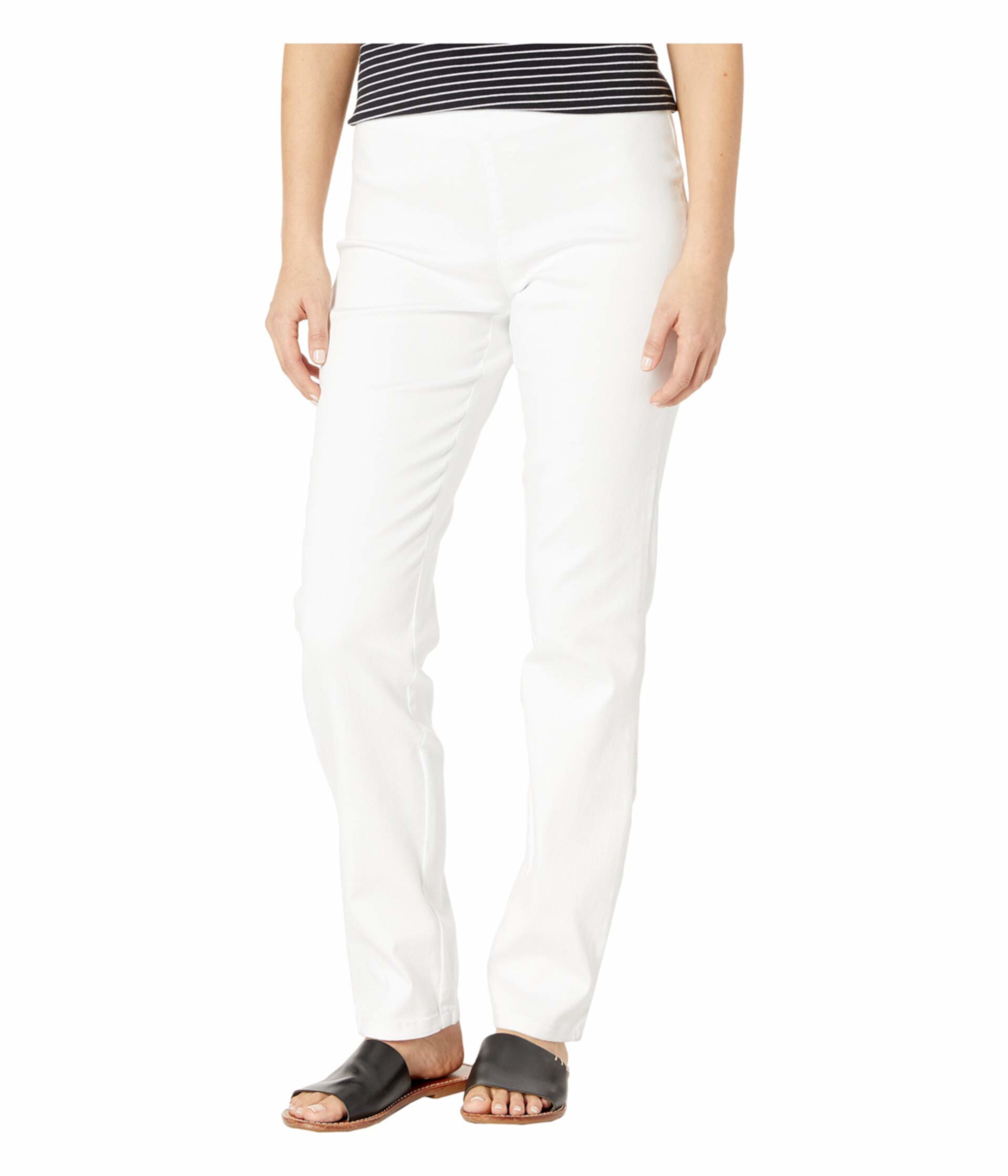 Белые джинсовые супер-джеггинсы Petite D-Lux в цвете FDJ French Dressing Jeans