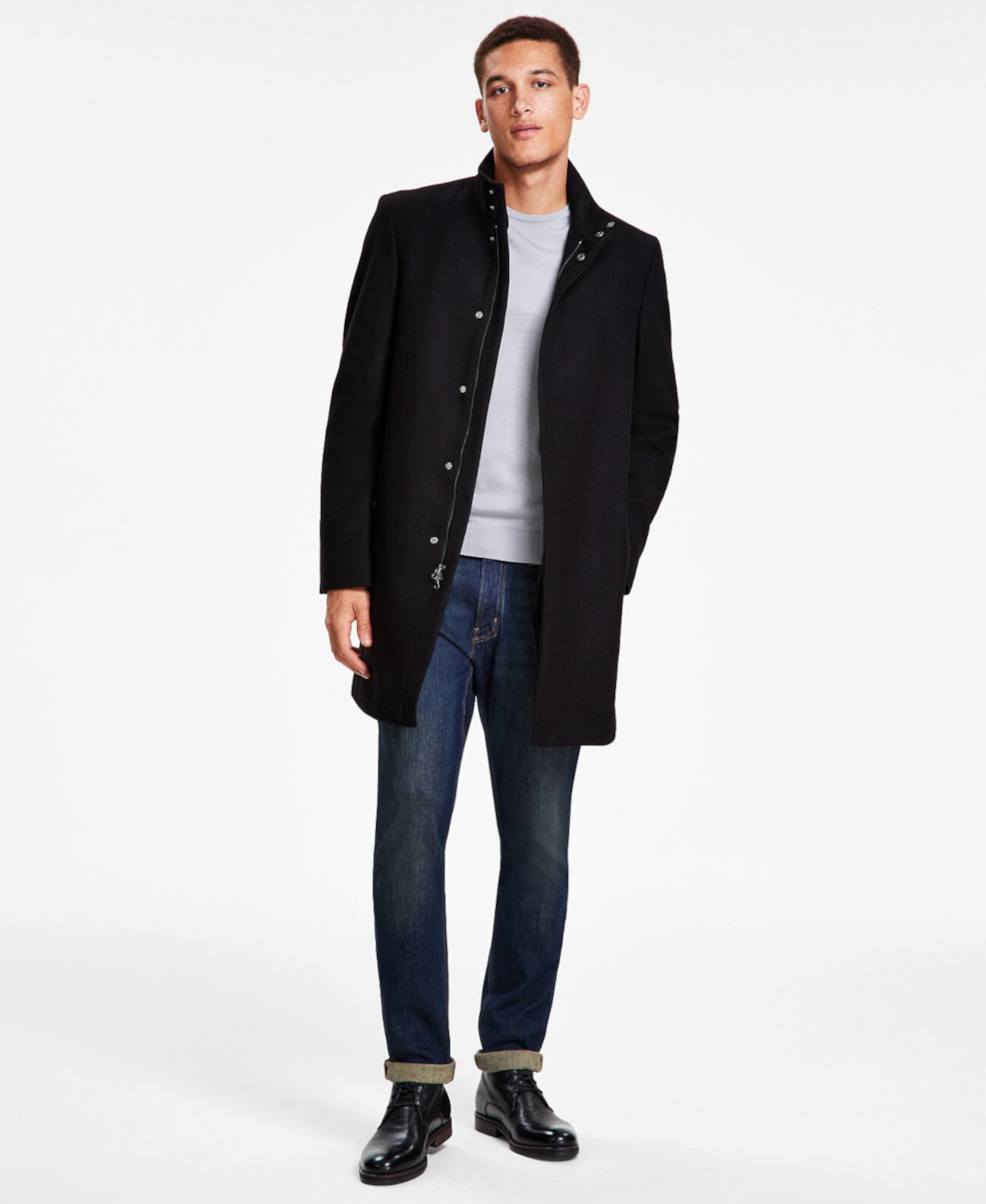 Мужское пальто Calvin Klein Mayden Slim-Fit из шерсти Calvin Klein