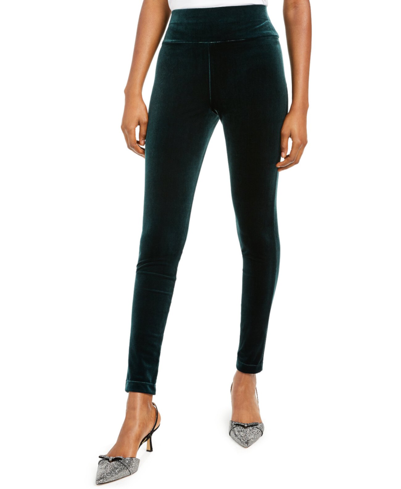 I.N.C. International Concepts Petite Velvet Pull-On Skinny Pants, Created for Macy's INC International Concepts