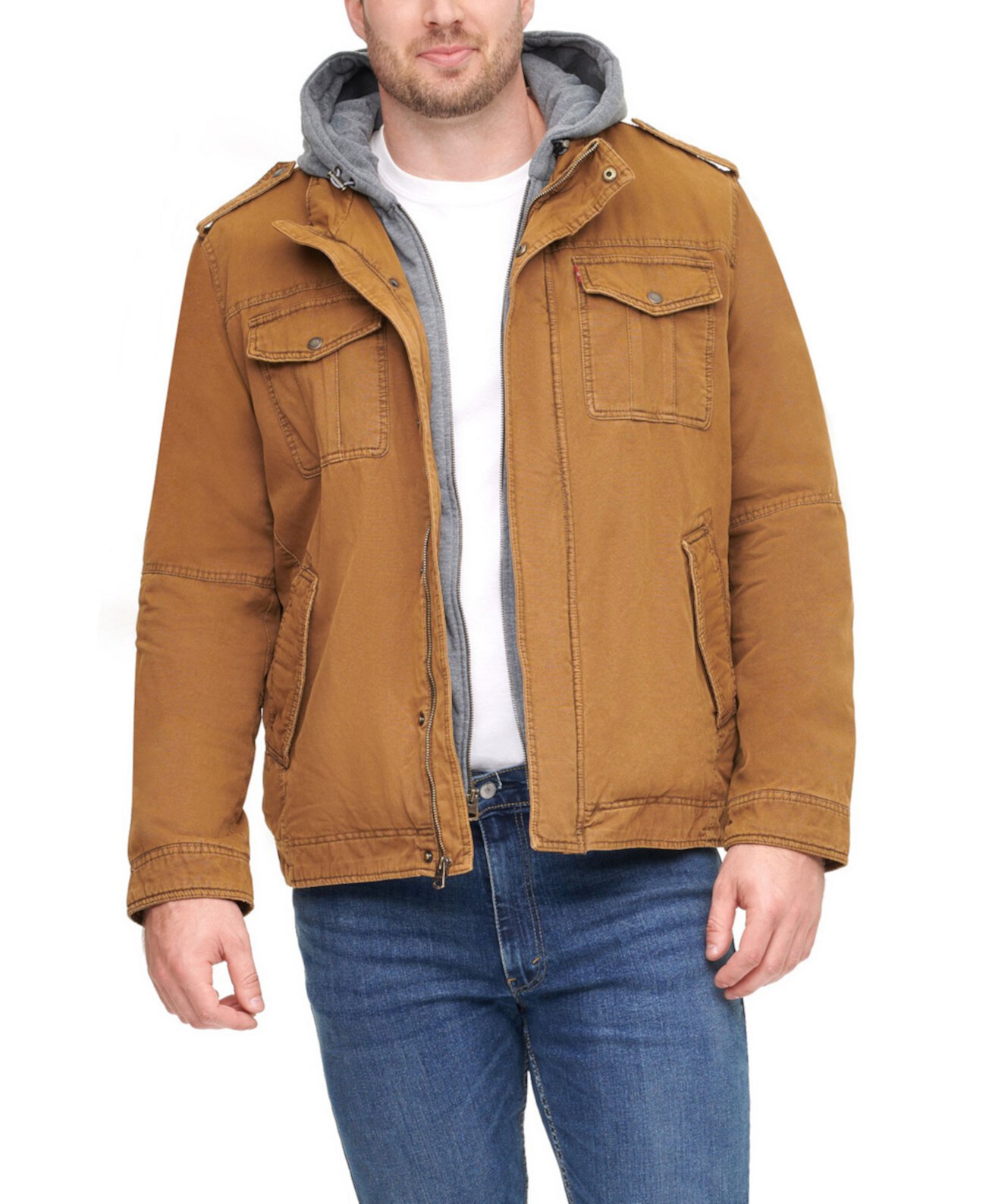 Мужская куртка большого размера с длинными рукавами, созданная для Macy's Levi's®