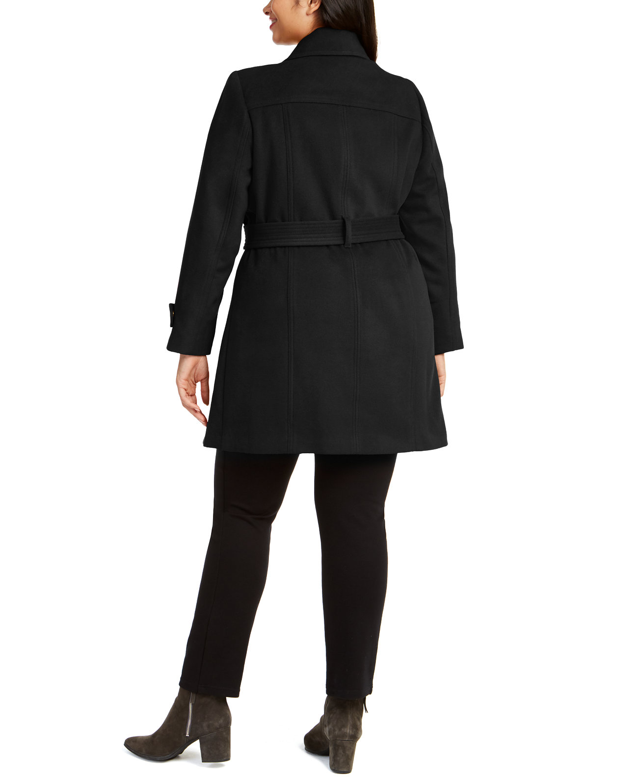 Асимметричное пальто с поясом большого размера, созданное для Macy's Michael Kors