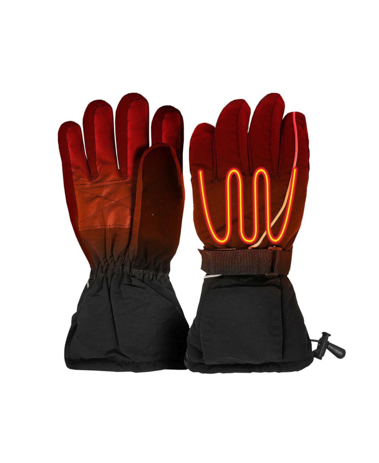 Женские зимние перчатки с подогревом на батарейках типа АА ActionHeat