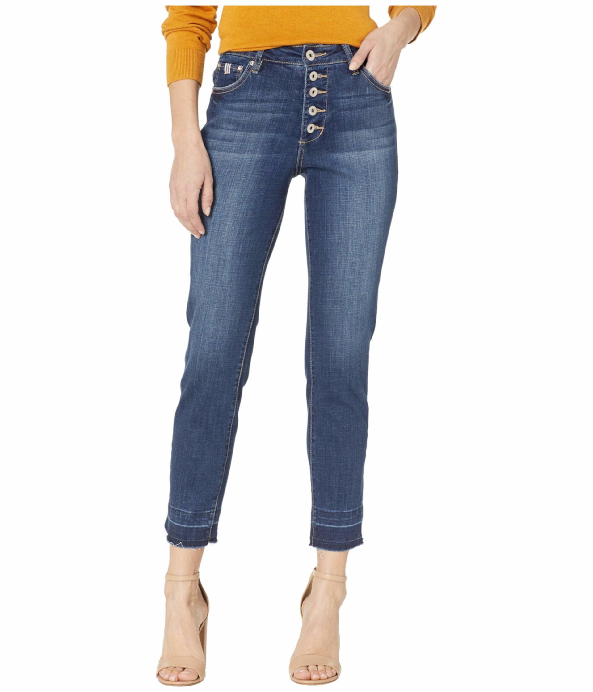 Тонкие джинсы до щиколотки Gwen Button Fly Jag Jeans