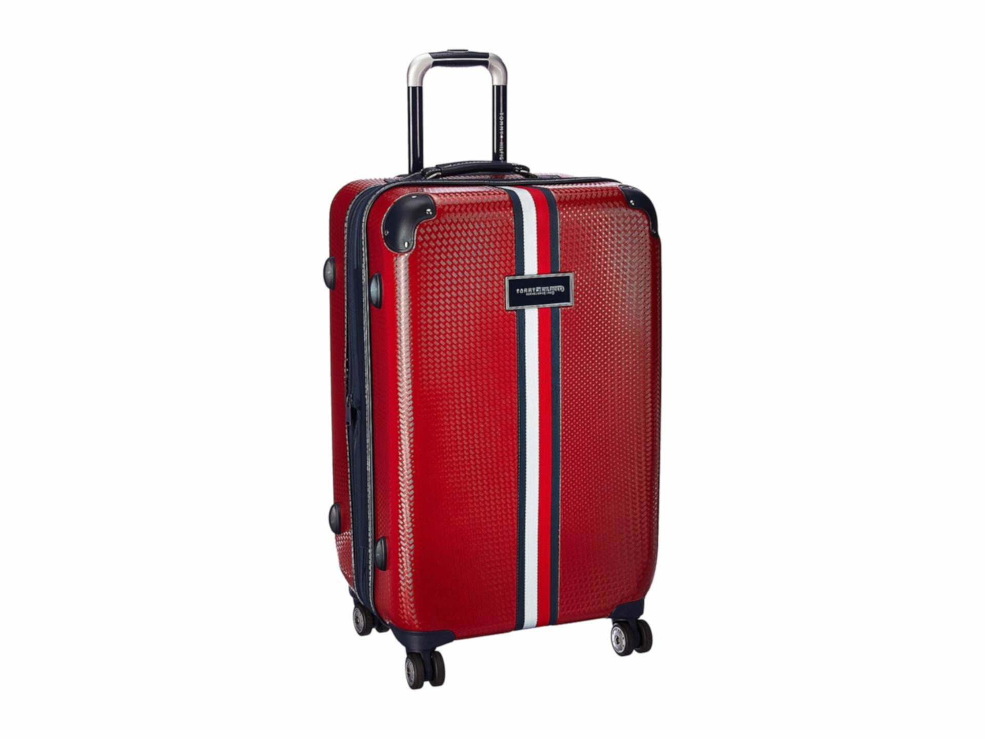 Basketweave - 25-дюймовый вертикальный чемодан Tommy Hilfiger