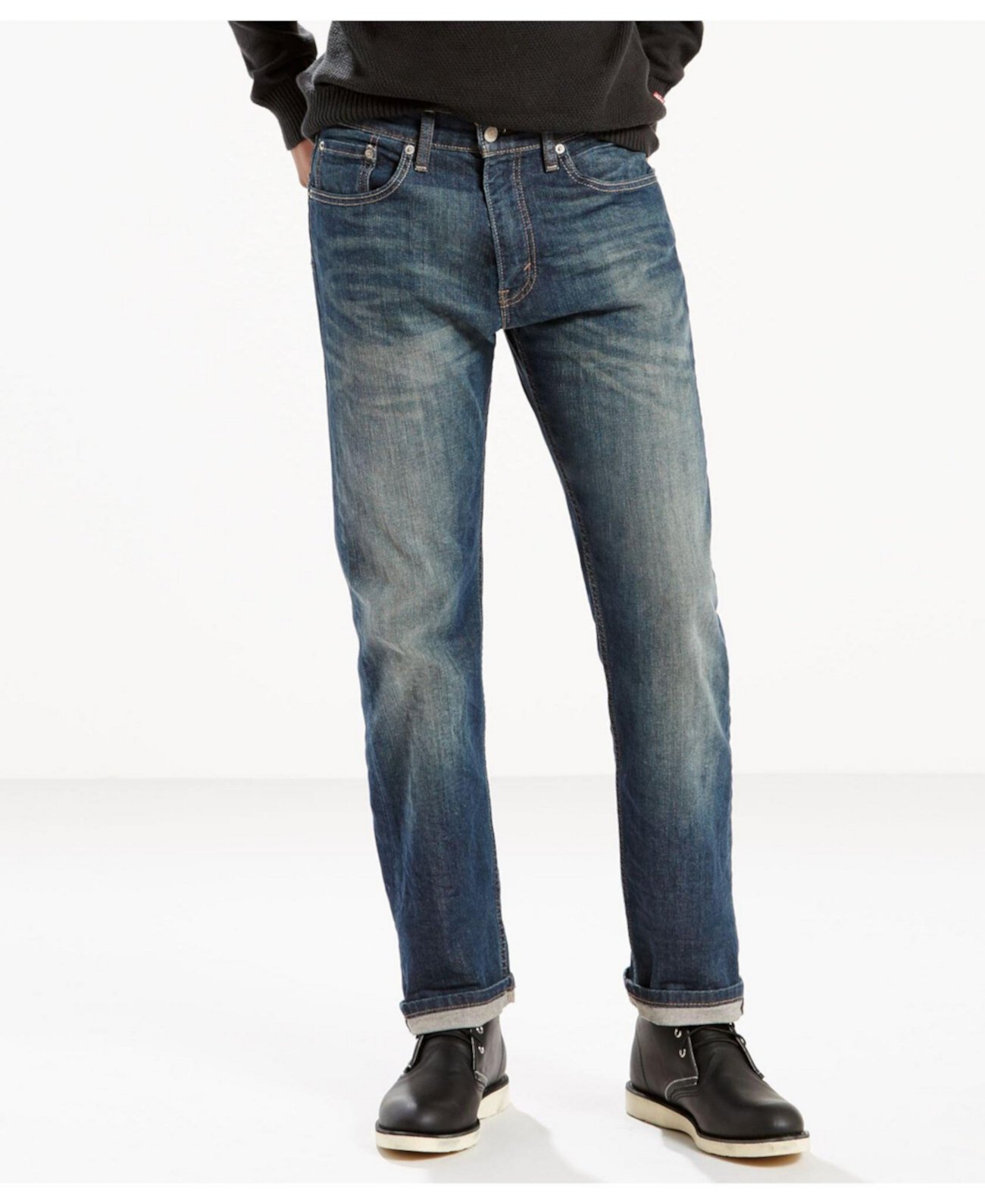 levi's 505 blue jeans