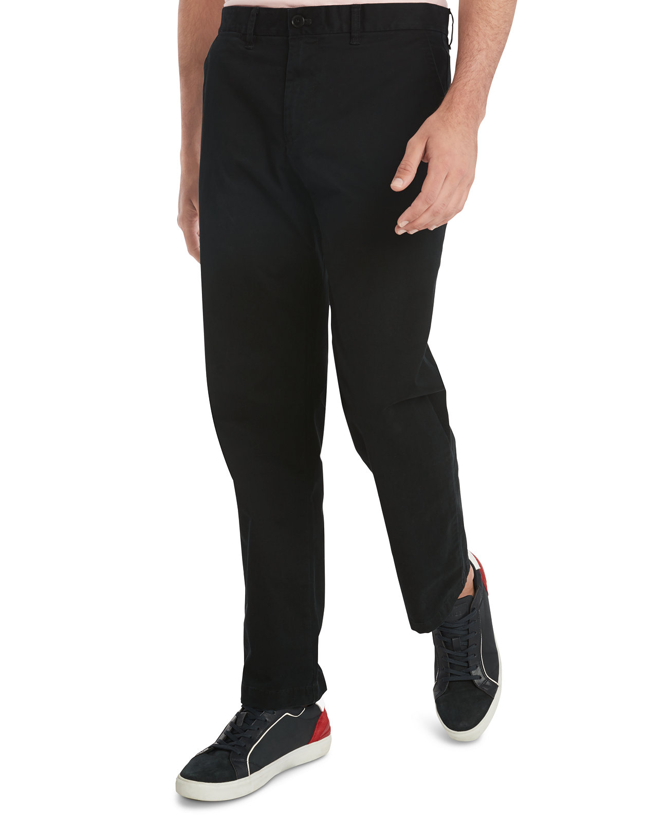 Мужские индивидуальные эластичные брюки чинос, разработанные для Macy's Tommy Hilfiger