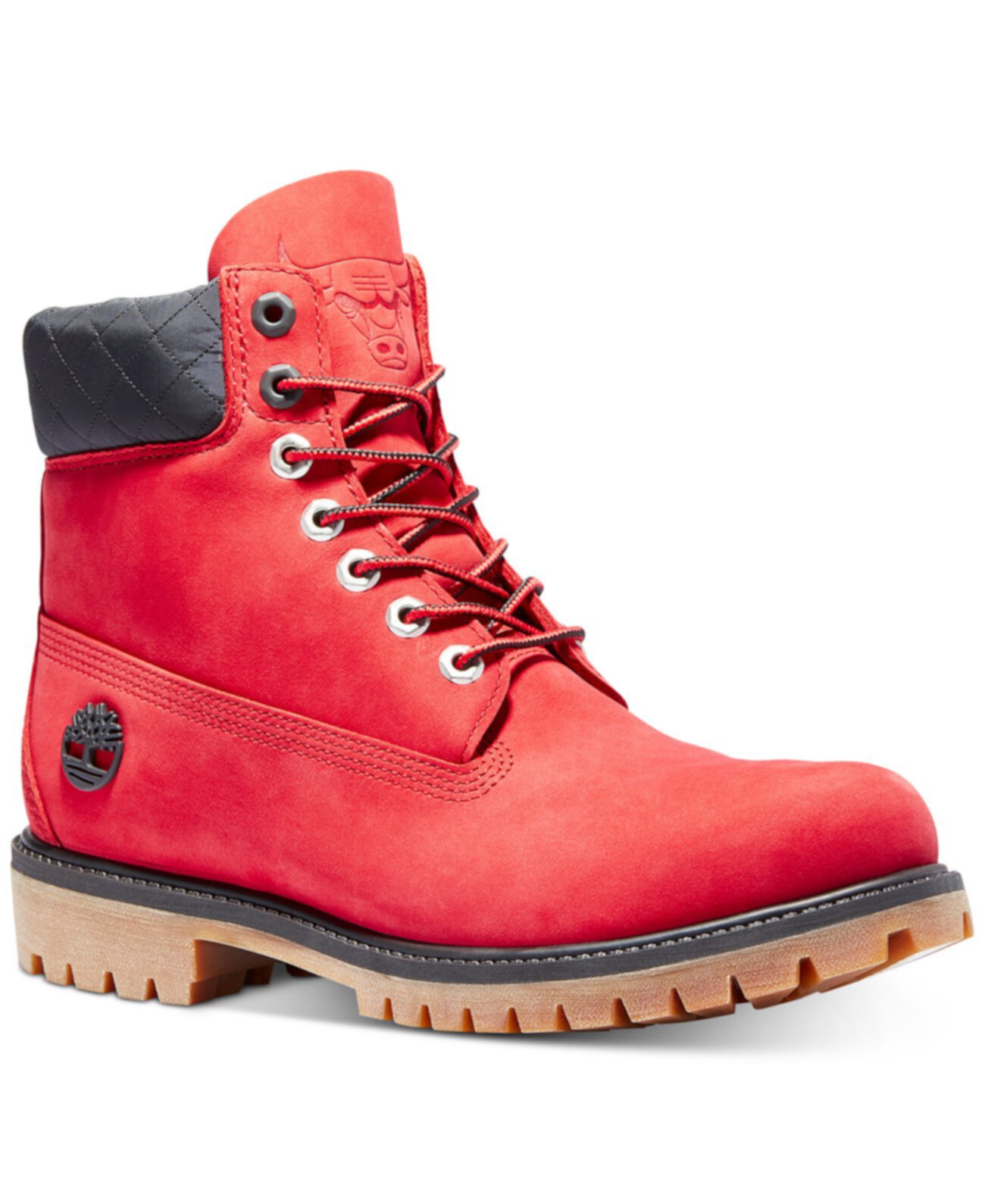 Timberland ботинки 6 inch Premium Boot NBA Chicago bulls красные