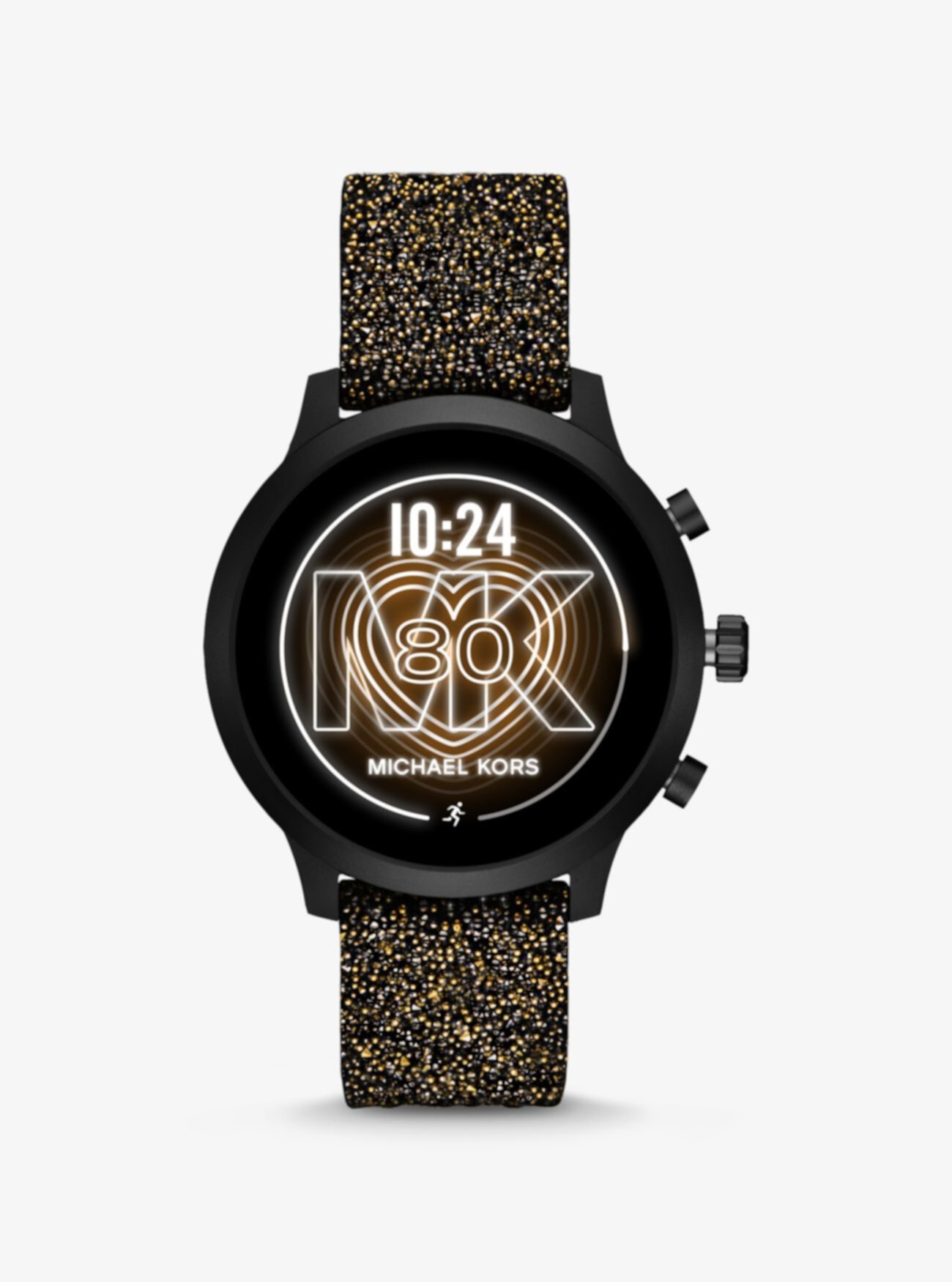 Майкл Корс Access Gen 4 MKGO Силиконовые умные часы с черными тонами Michael Kors