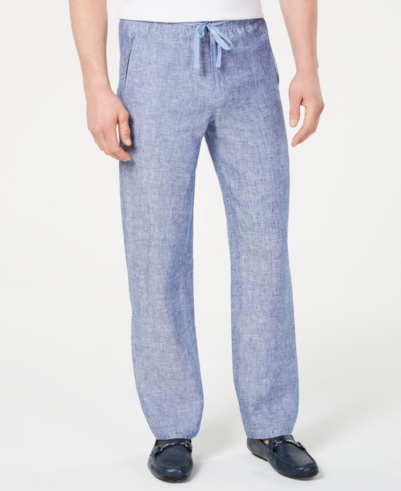 Мужские льняные брюки с завязками, созданные для Macy's Tasso Elba