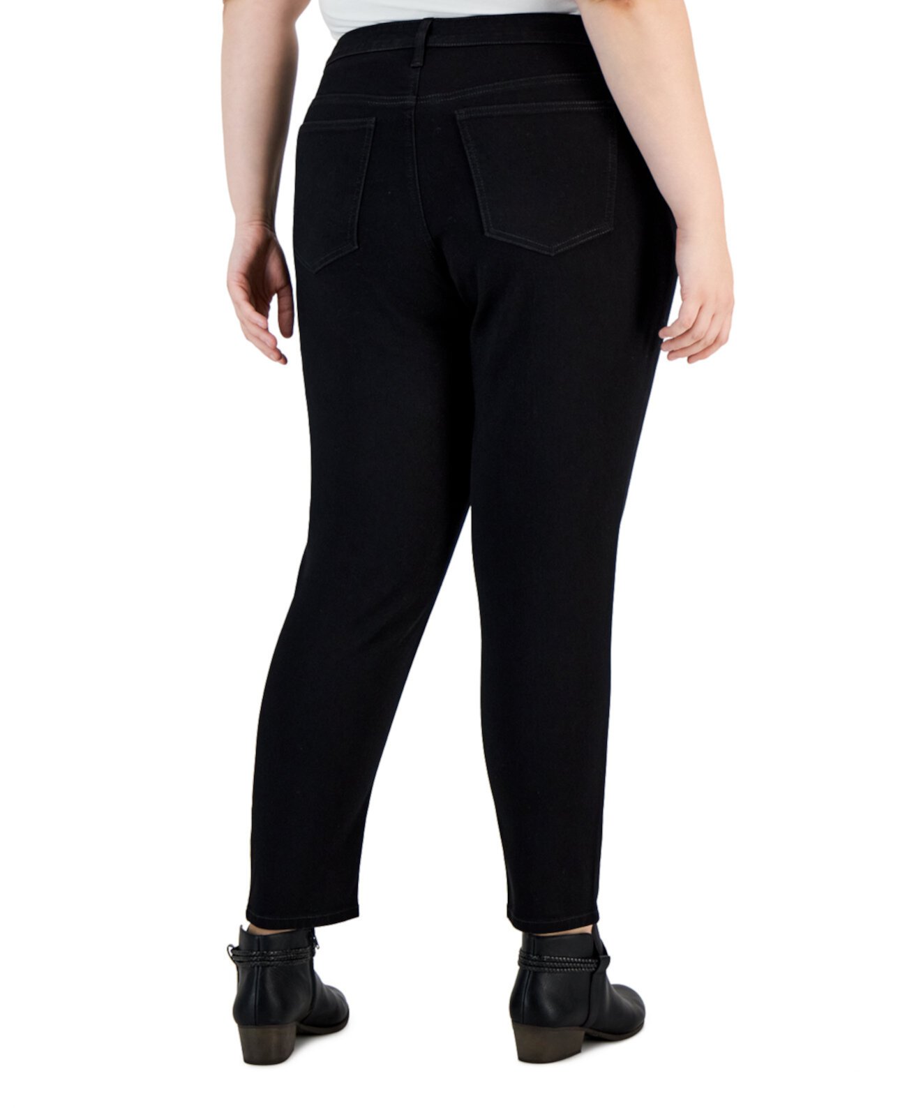 Пышные джинсы скинни большого размера со средней посадкой, созданные для Macy's Style & Co