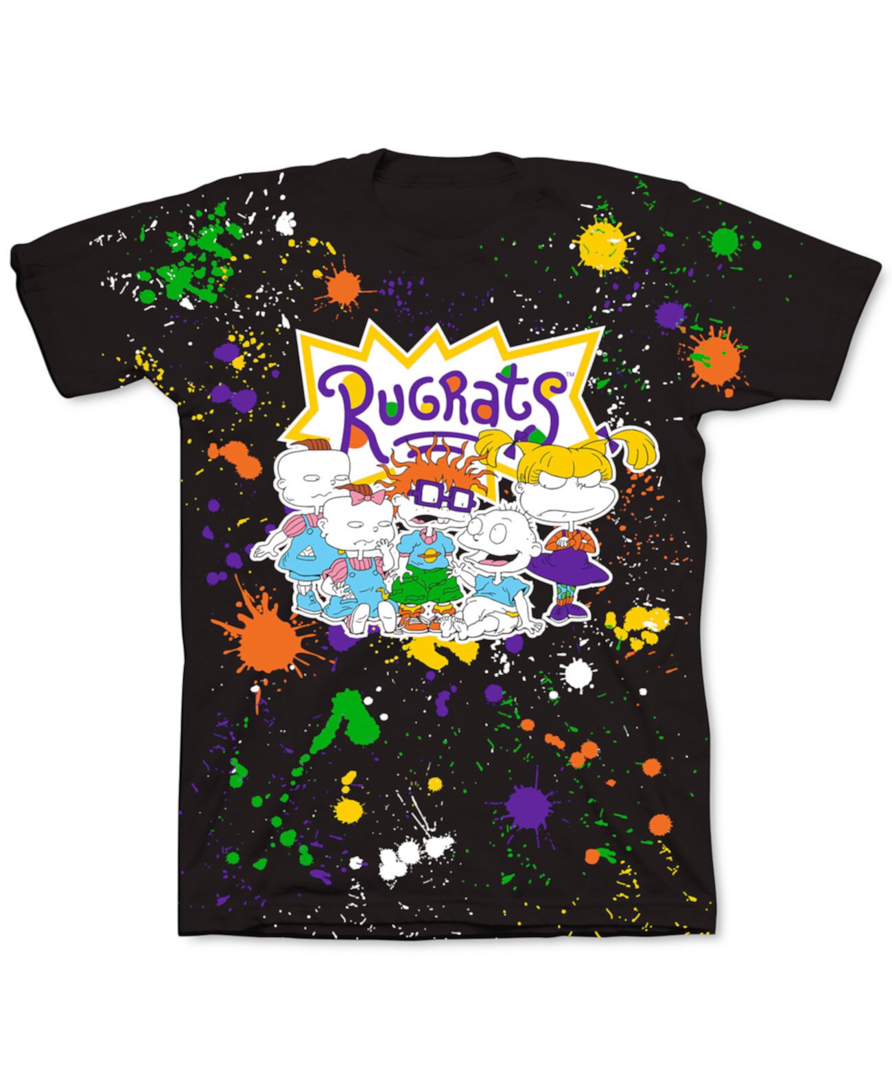 Slim-Fit Rugrats Paint Splatter мужская футболка с рисунком Freeze 24-7