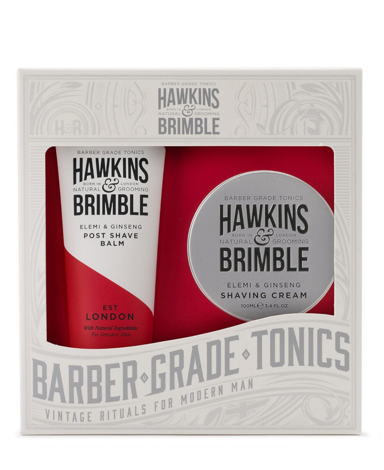 Подарочный набор для бритья из 2 предметов Hawkins & Brimble