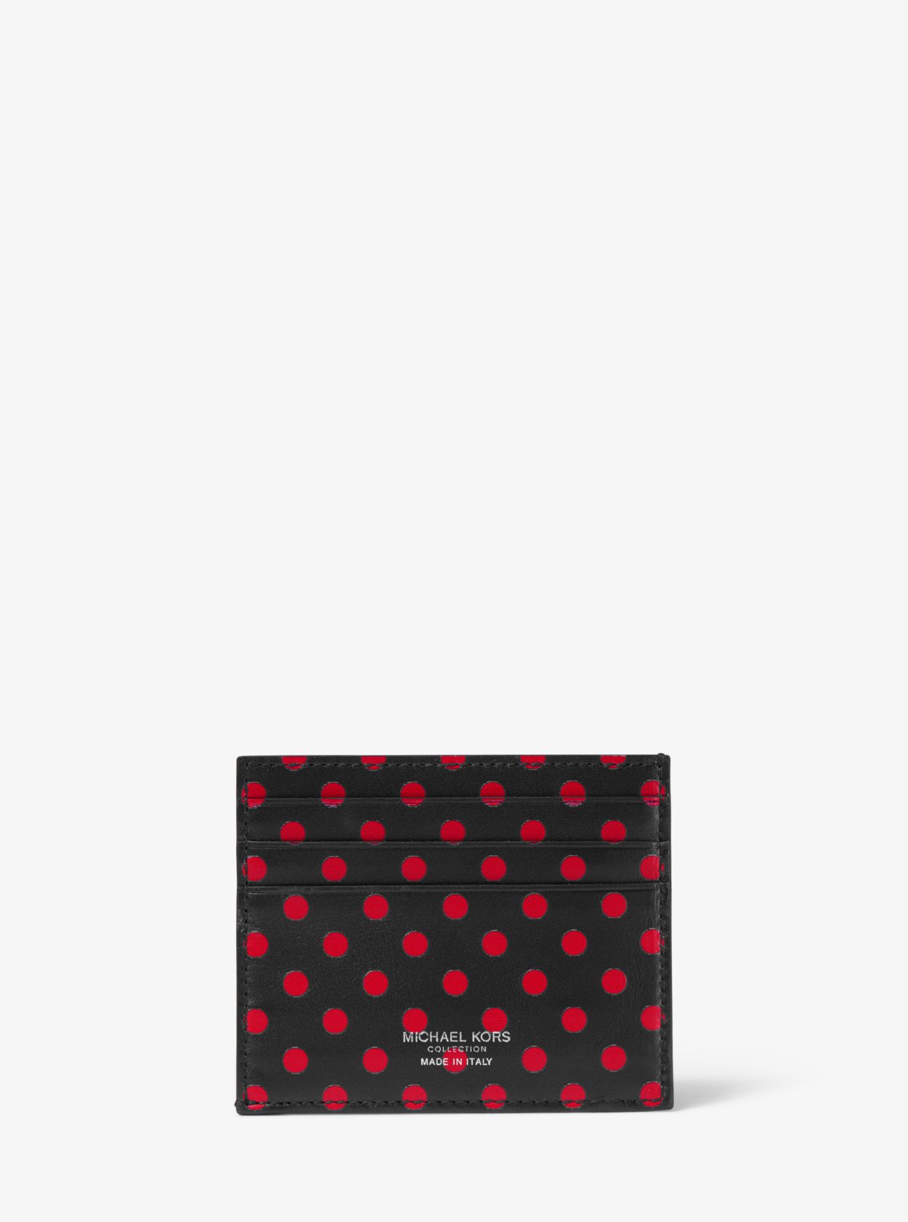 Небольшой кожаный чехол для карточек Michael Kors