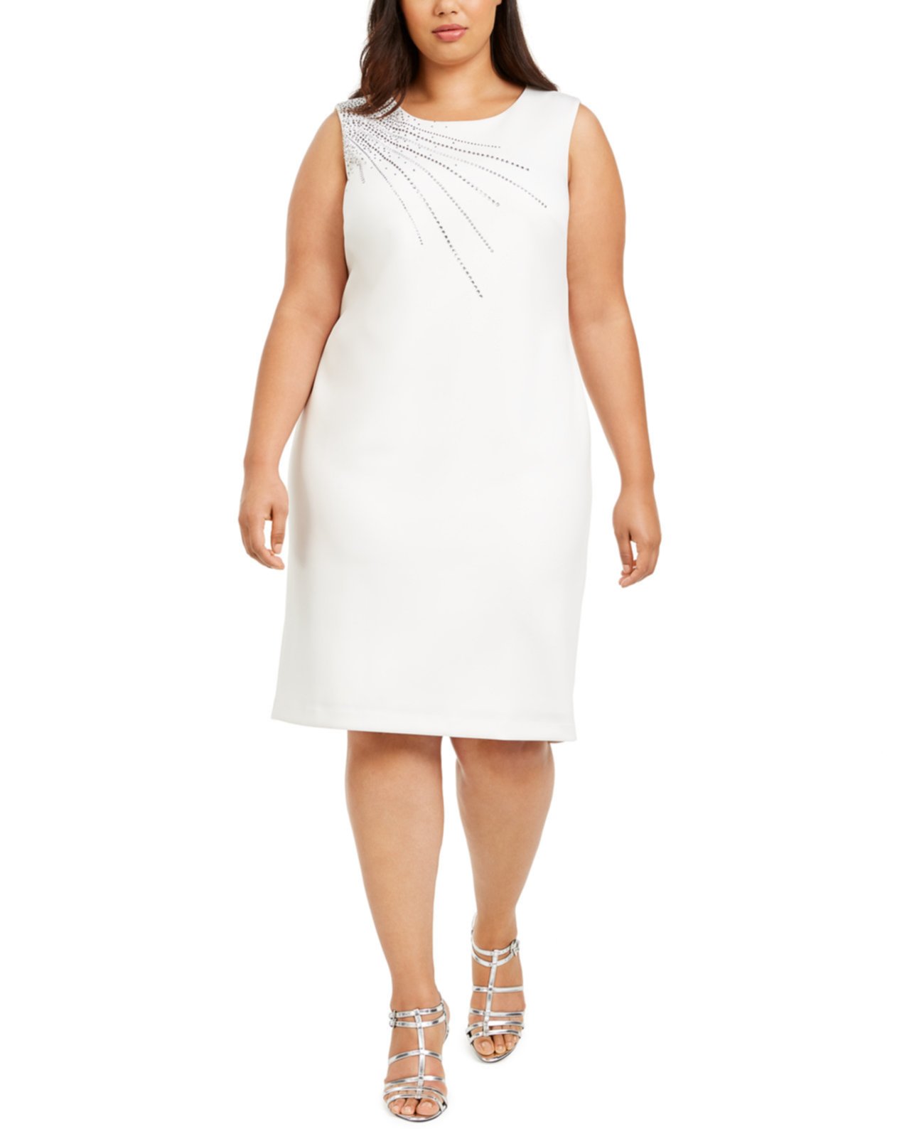 Платье-футляр с аквалангом большого размера Calvin Klein