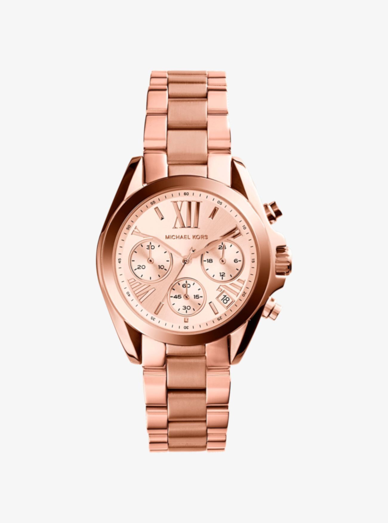 Золотисто-розовые часы Bradshaw Michael Kors