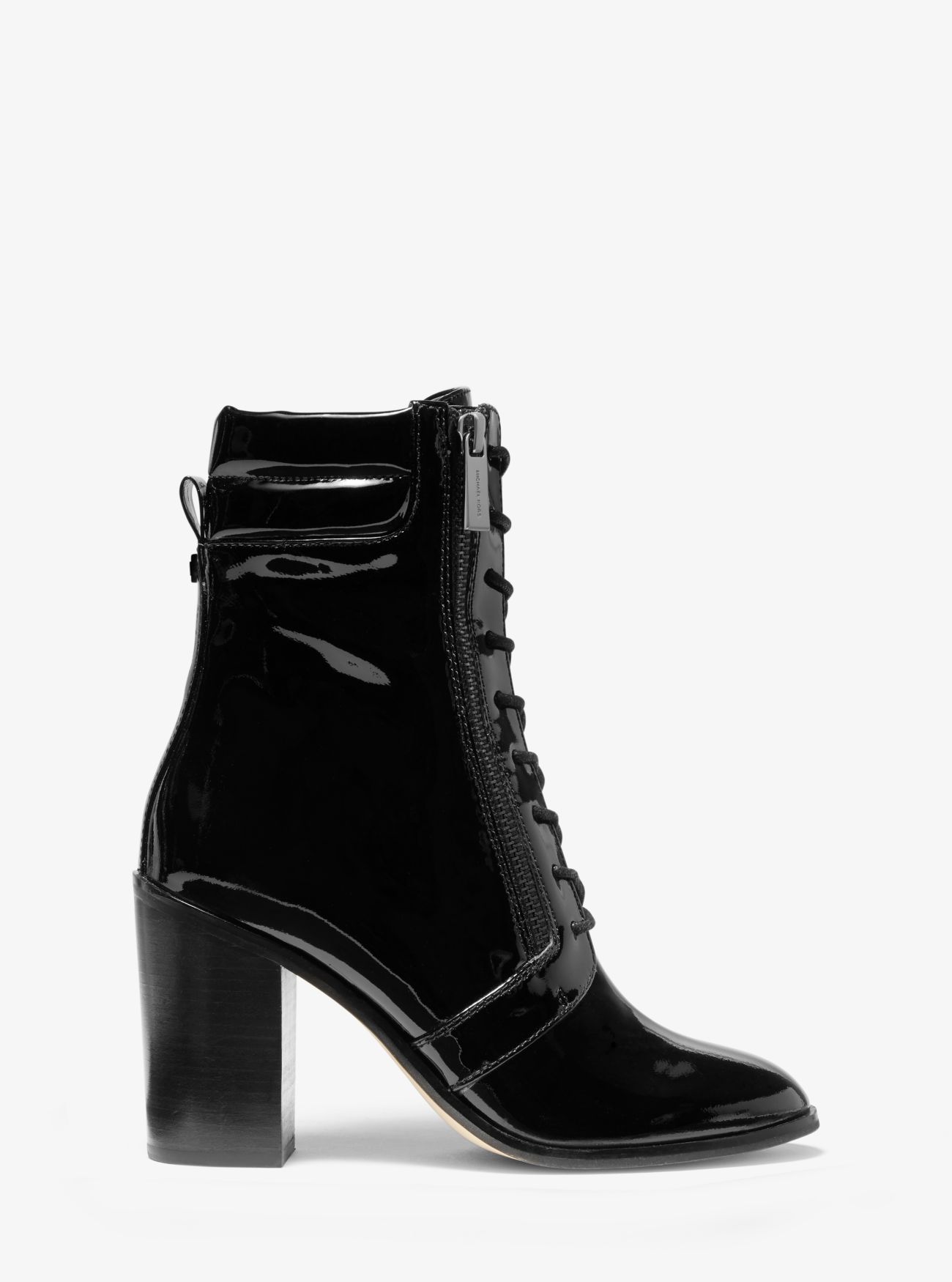 Розарио лакированные кожаные ботинки на шнуровке Michael Kors