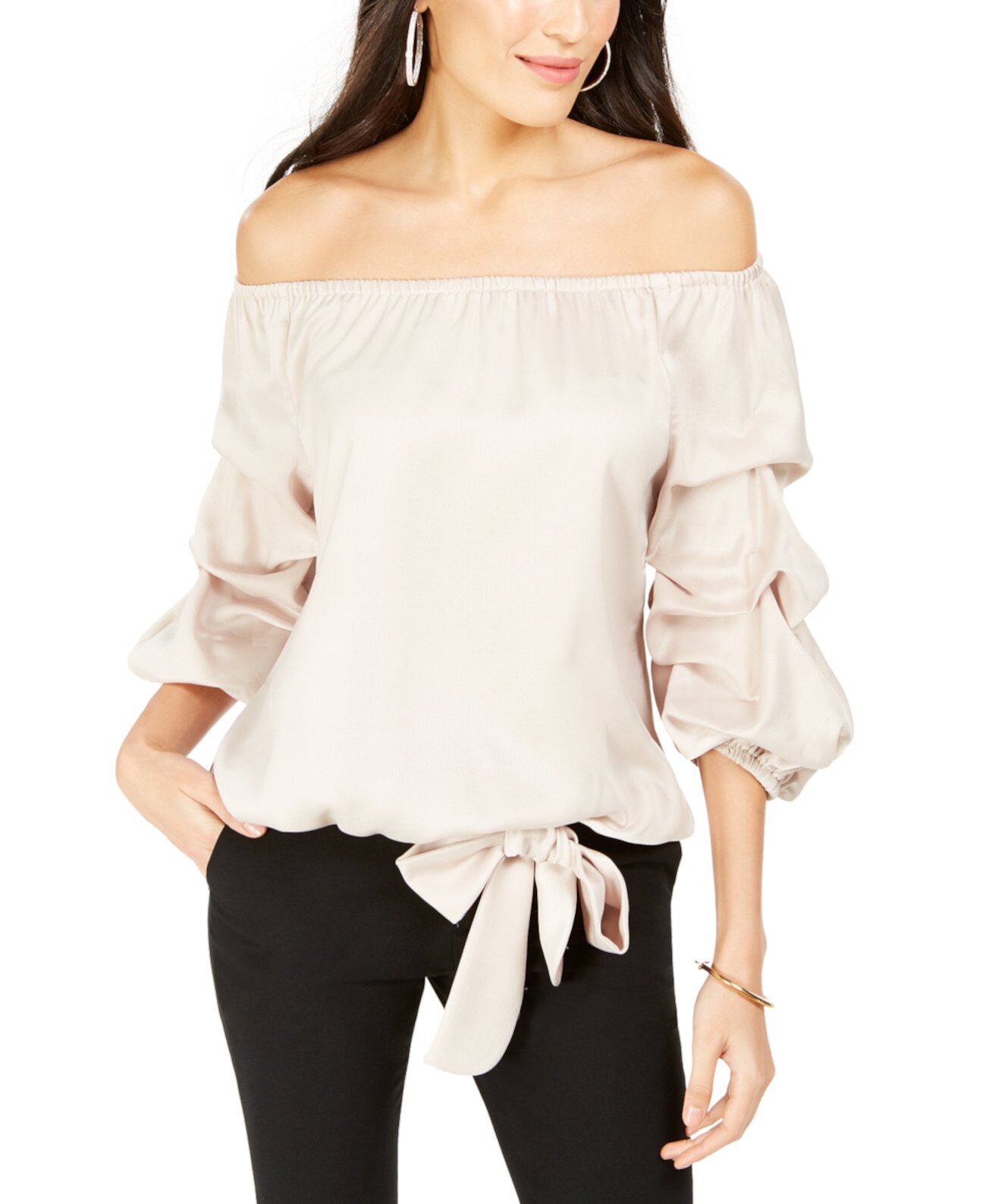 Женская Блузка MSK Off-The-Shoulder Puff Sleeve MSK