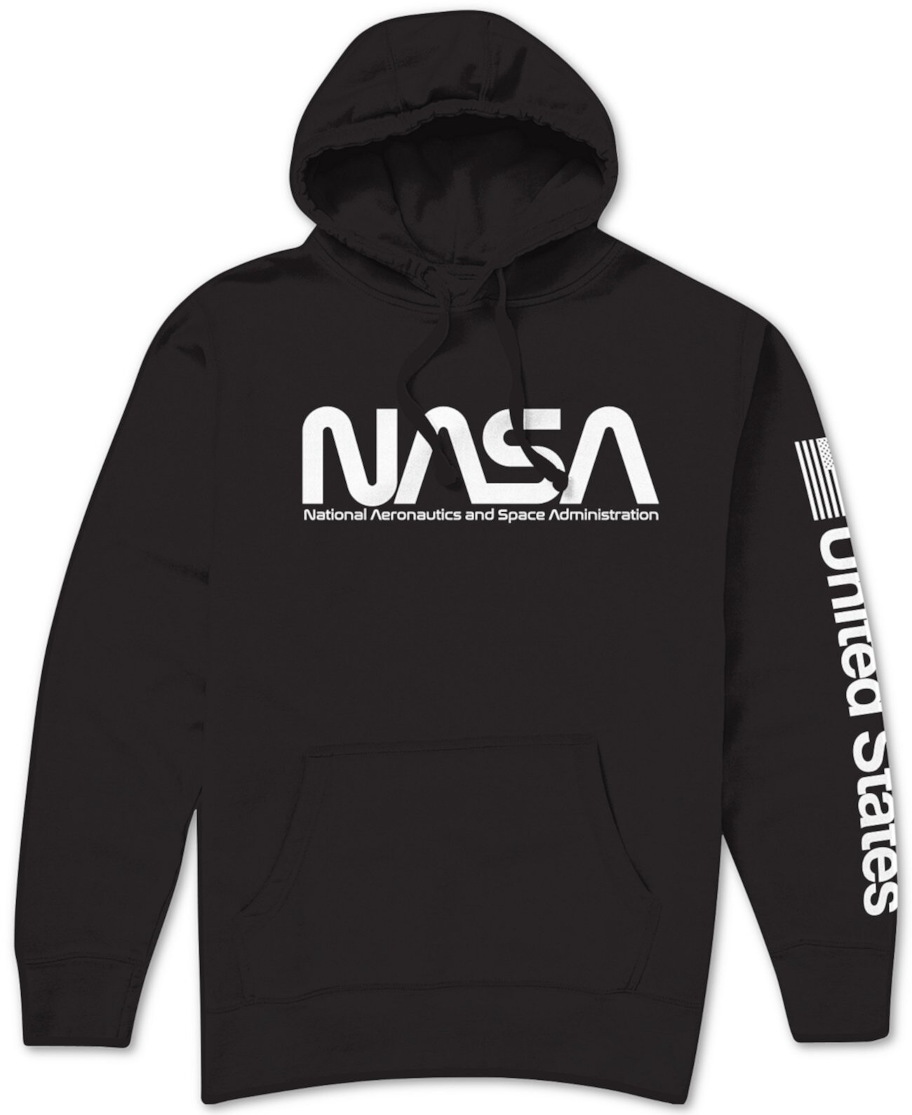 Мужская толстовка с капюшоном с логотипом NASA Hybrid