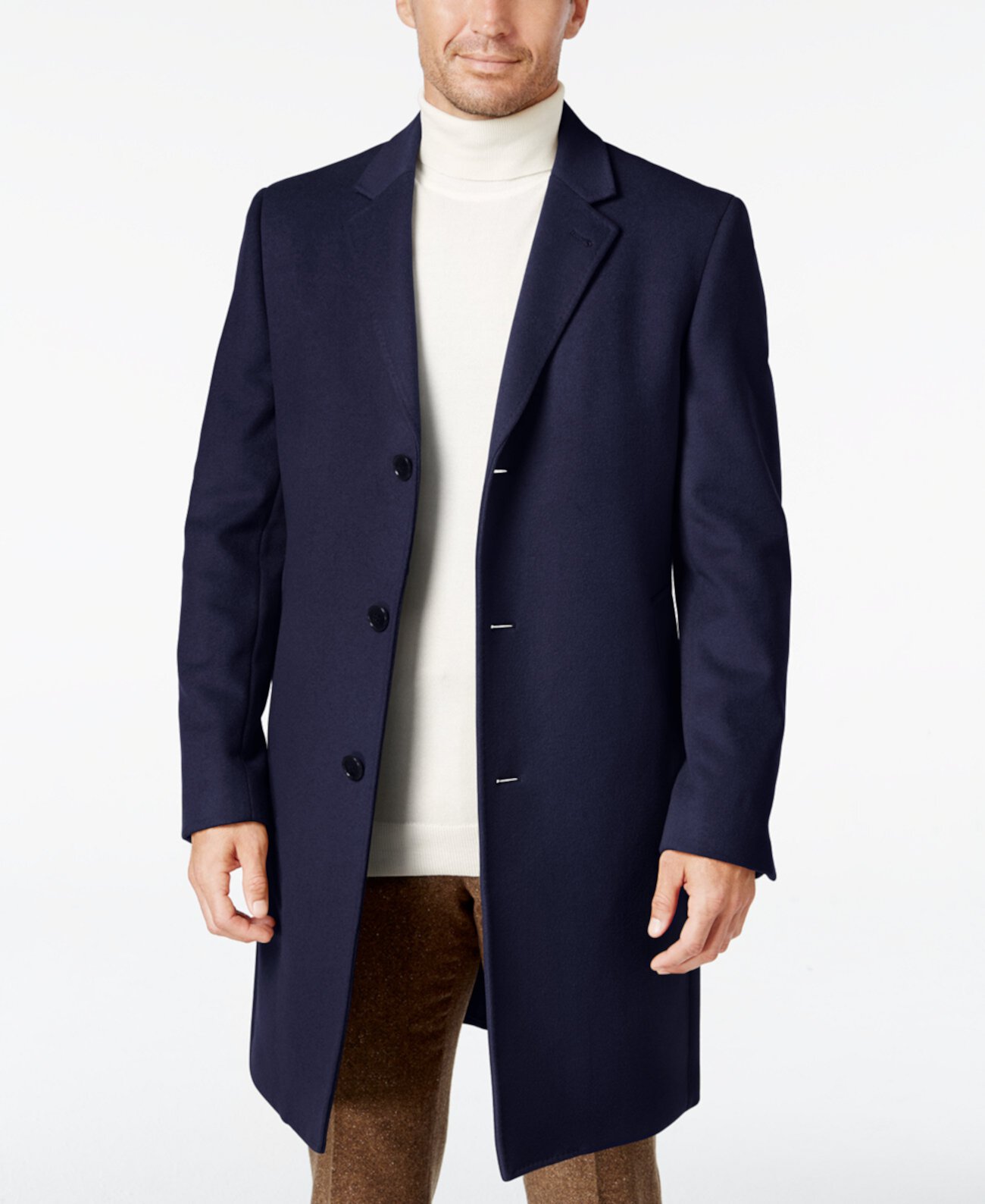 Мужское пальто из смесовой смеси Luther Luxury Ralph Lauren