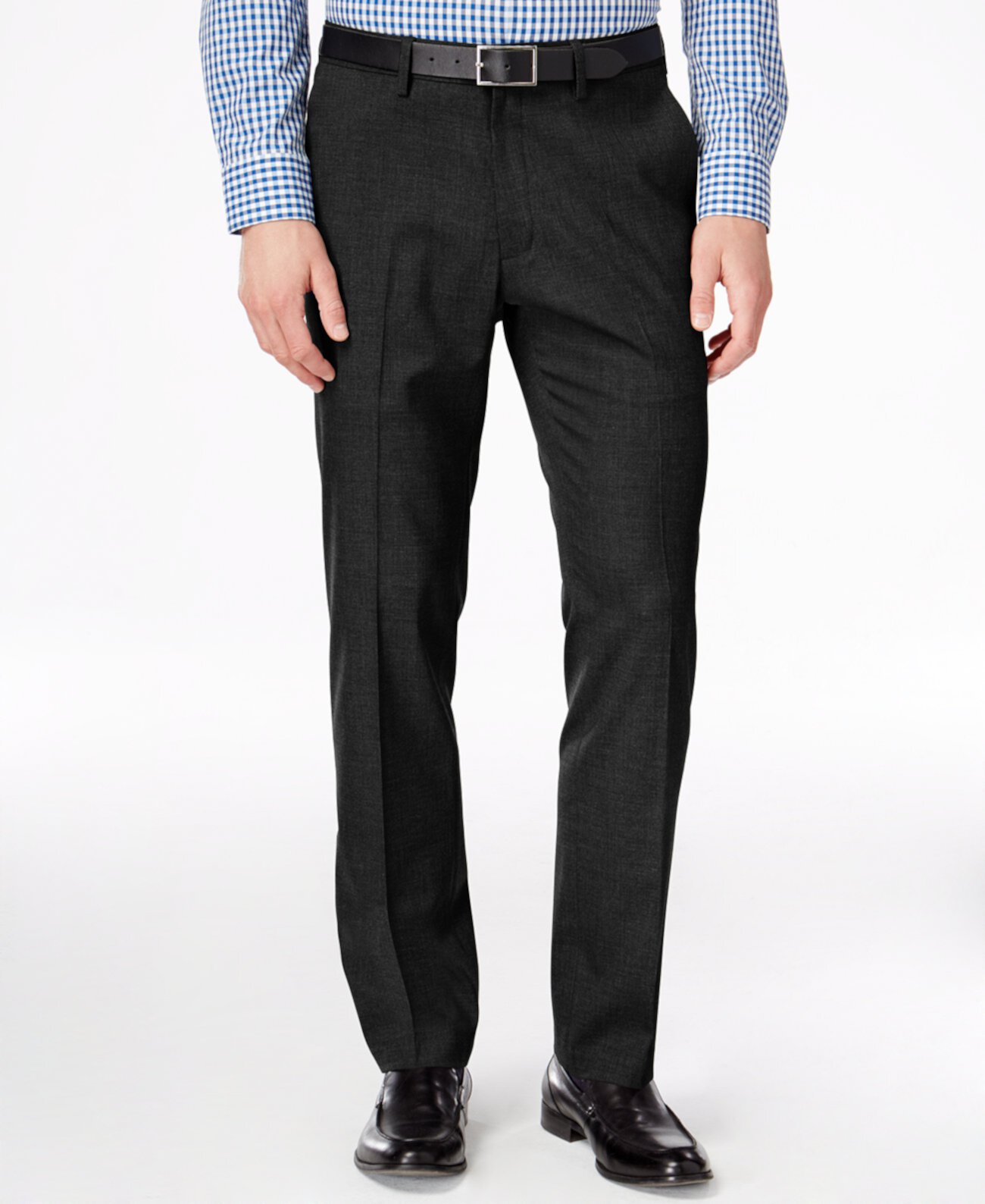 Мужские эластичные классические брюки облегающего кроя, созданные для Macy's Kenneth Cole