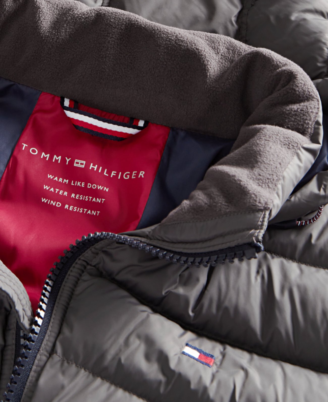 Мужская стеганая куртка Tommy Hilfiger с капюшоном и водоотталкивающей защитой Tommy Hilfiger