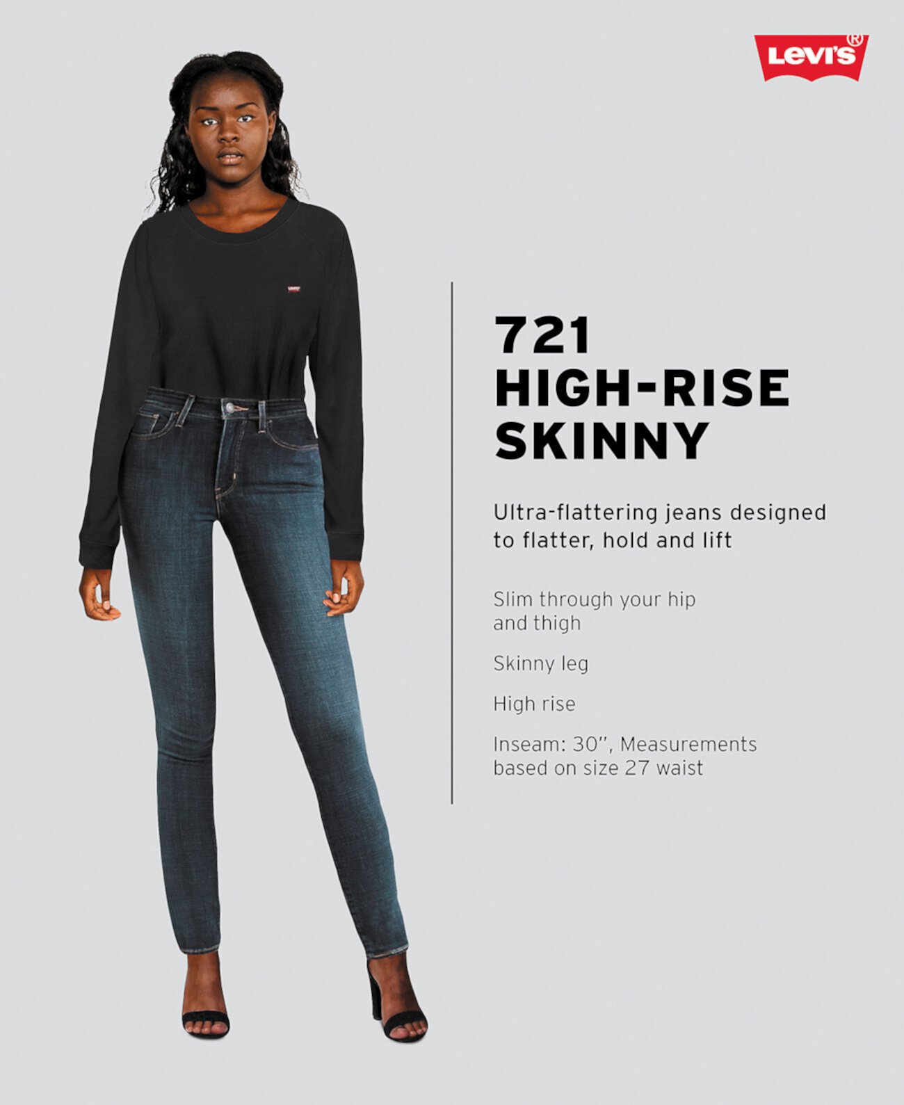 Women's 721 High-Rise Stretch Skinny Jeans Levi's®