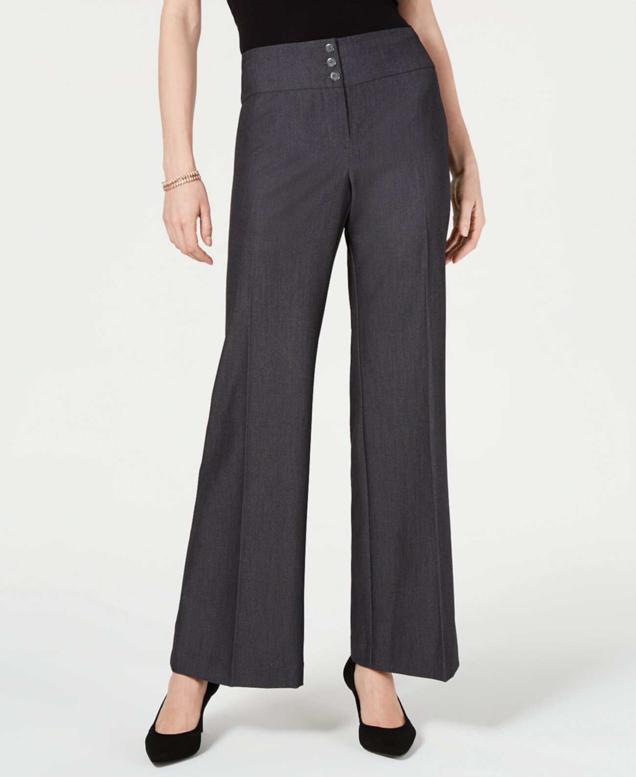 Эластичные широкие брюки, созданные для Macy's Style & Co