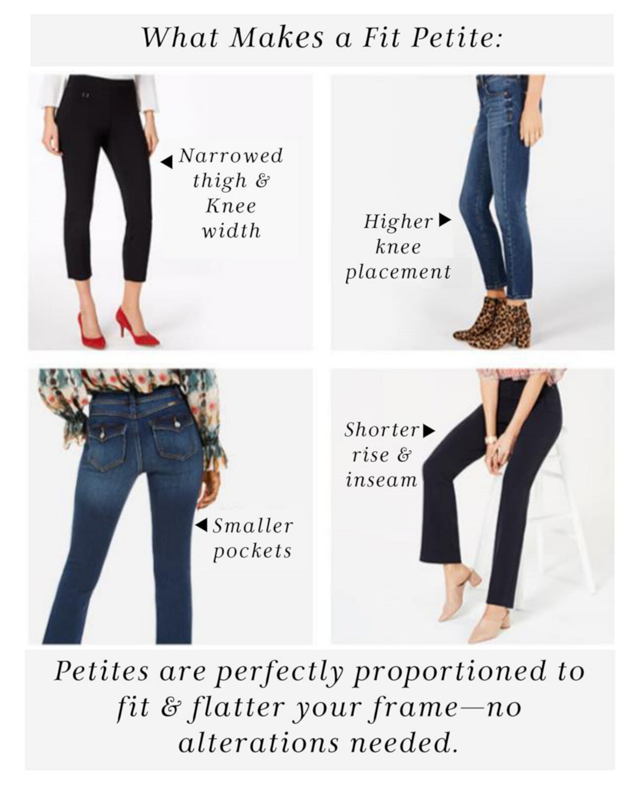Прямые джинсы Petite Lexington, созданные для Macy's Charter Club